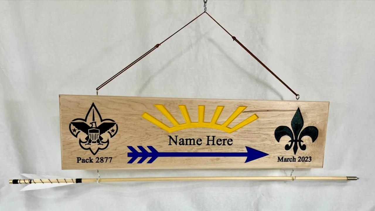 Arrow of Light Award with Arrow