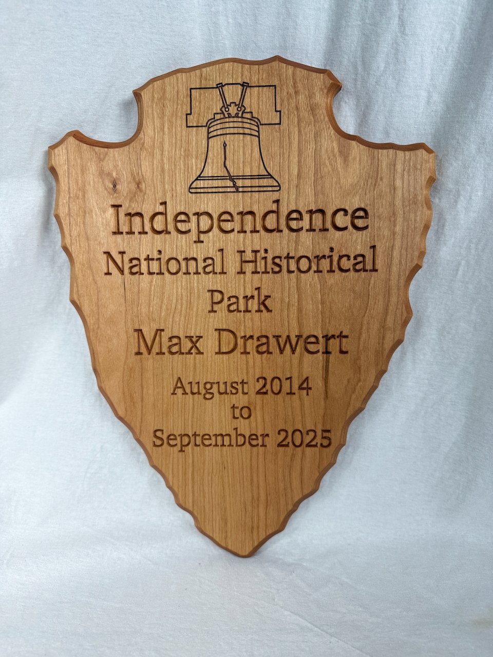 Personalized National Park Service Arrowhead Plaque
