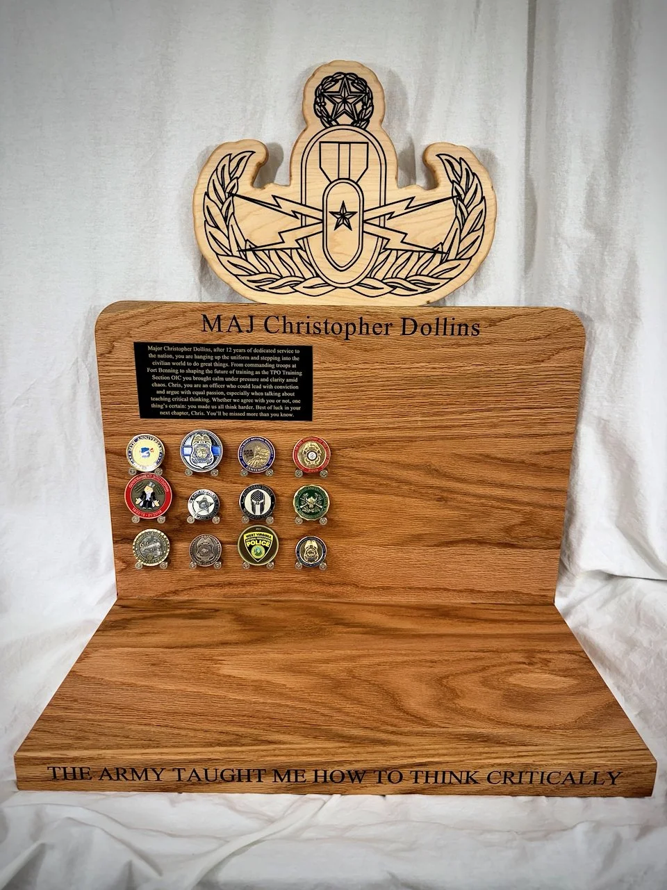 Coffee Station Retirement Award w challenge coin display 2.jpeg