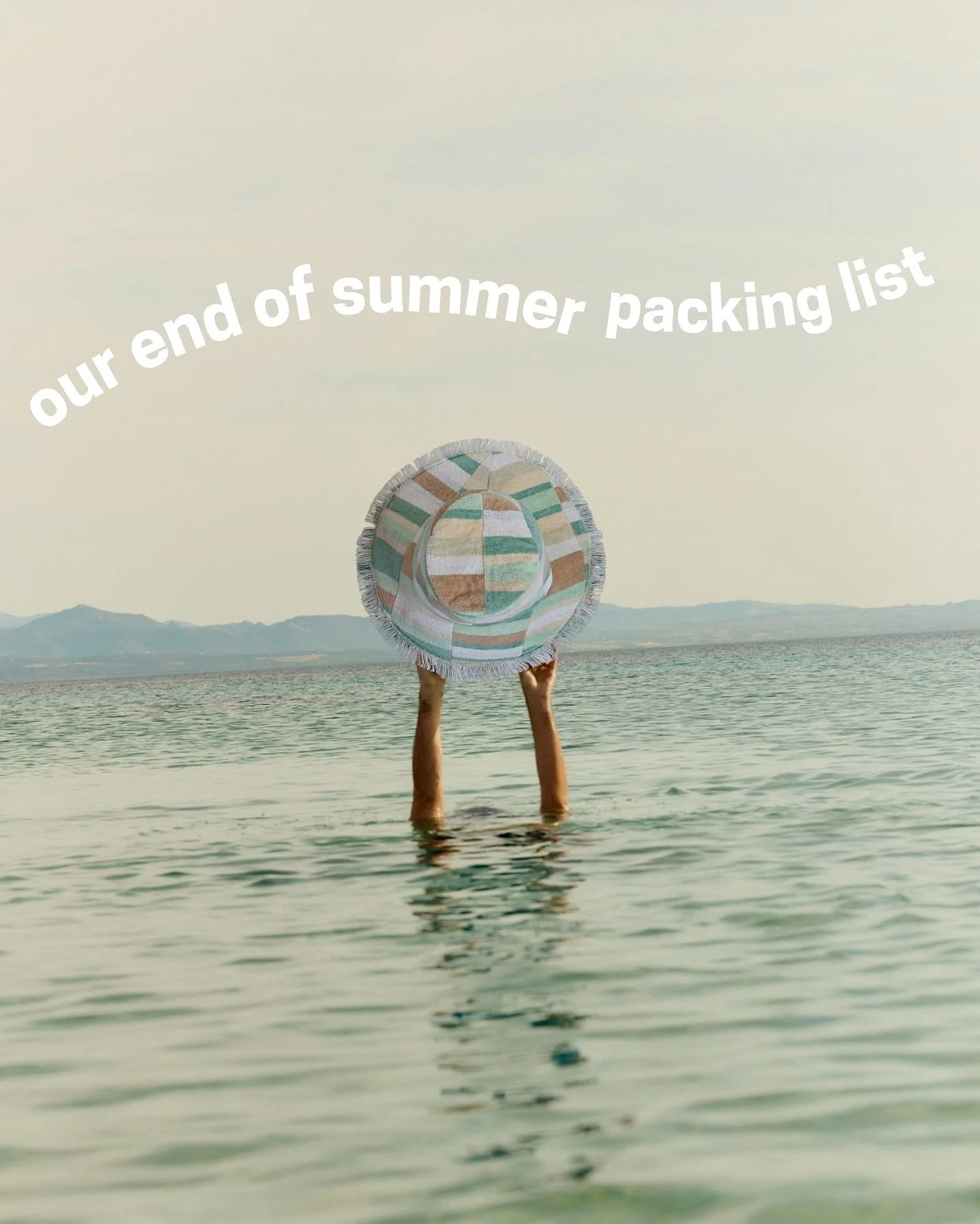 All you really need is the friend with a boat&hellip; but our end of summer packing list wouldn&rsquo;t be complete without sunshine, breezy afternoons and the hat you&rsquo;ll reach for again and again. Did we miss anything?! 👀

#coastalliving #vin
