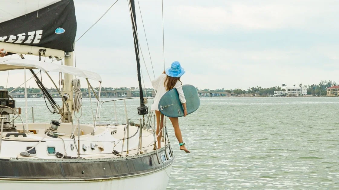 Captain of a flat-sea surf safari. The waves ghosted me, but at least my Faustine Fine Goods hat delivered 💁&zwj;♀️ 

Faustine Fine Goods hats are made my hand from rare vintage textiles, ready for sun, salt and leisure. 

Photography @driftmediahou