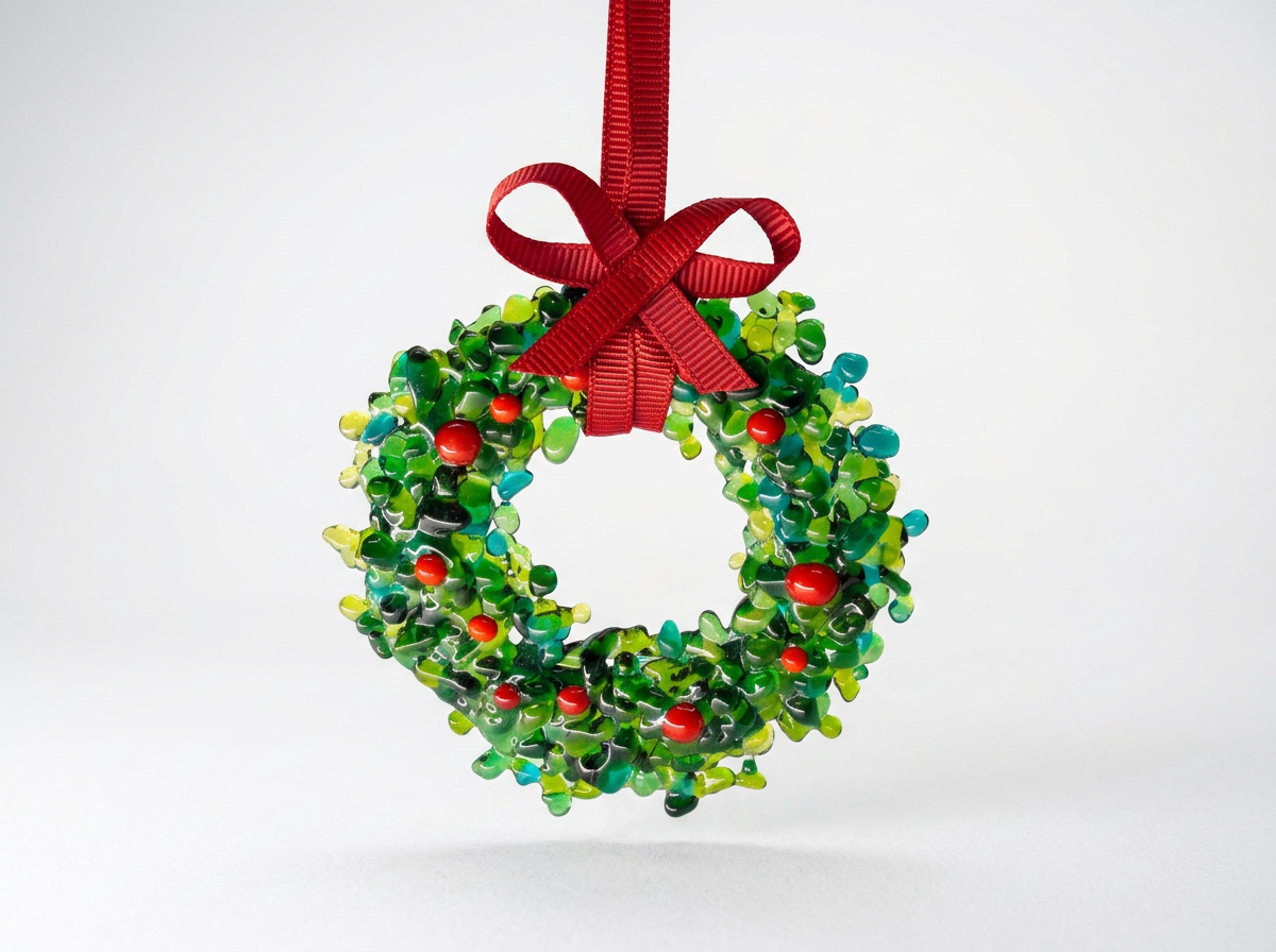 Storr Glass Christmas Wreath