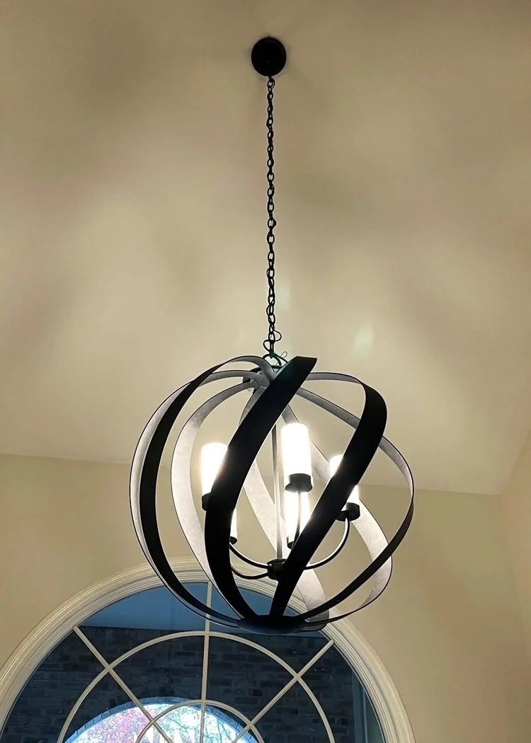 Expert light fixture hanging and electrical services by River City Handyman in Cottleville, MO.