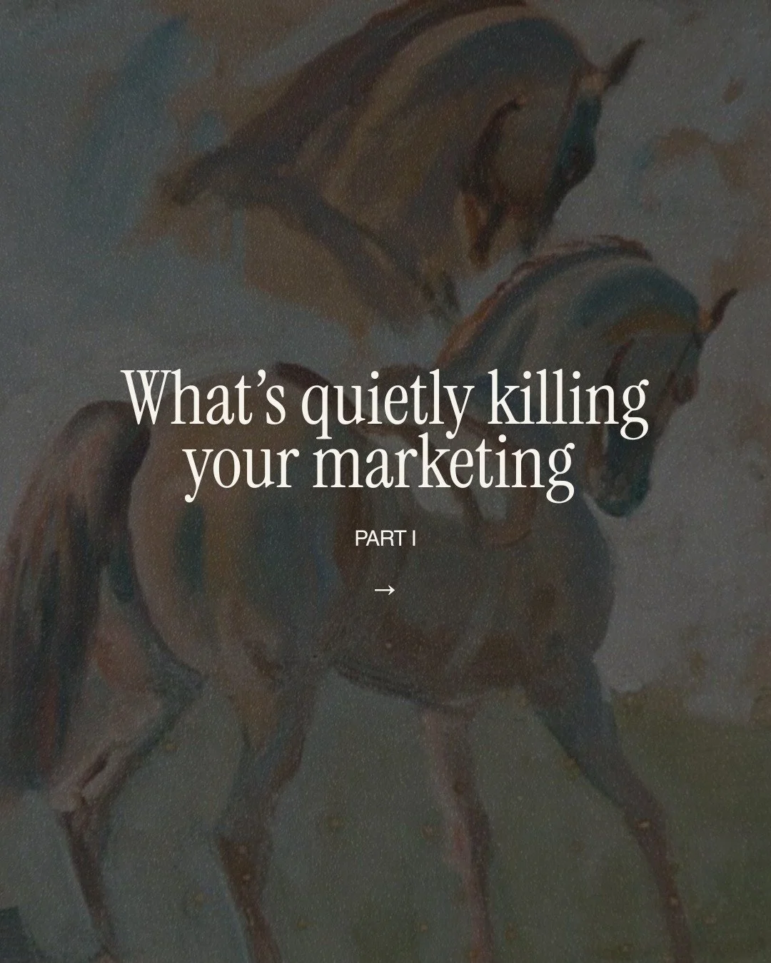 some of you are working very hard on your marketing and still low-key sabotaging it. 👀 a few of the mistakes i see all the time that are draining your time, energy, and revenue&hellip;

&rarr; if your marketing channels aren&rsquo;t diversified and 