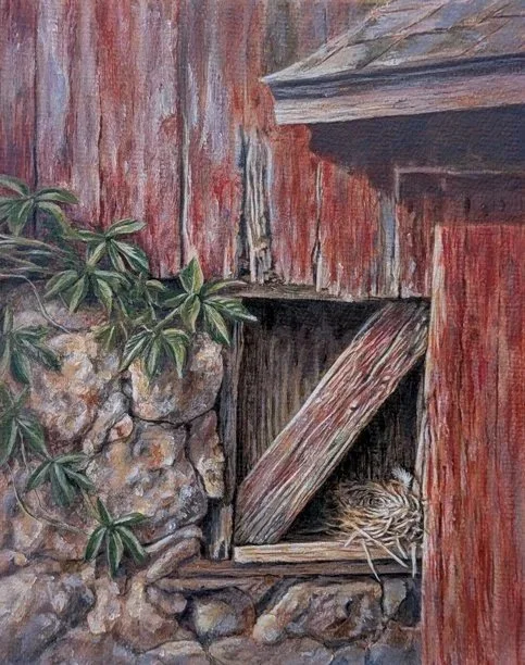 Little Corner of the World - Acrylic on Paper