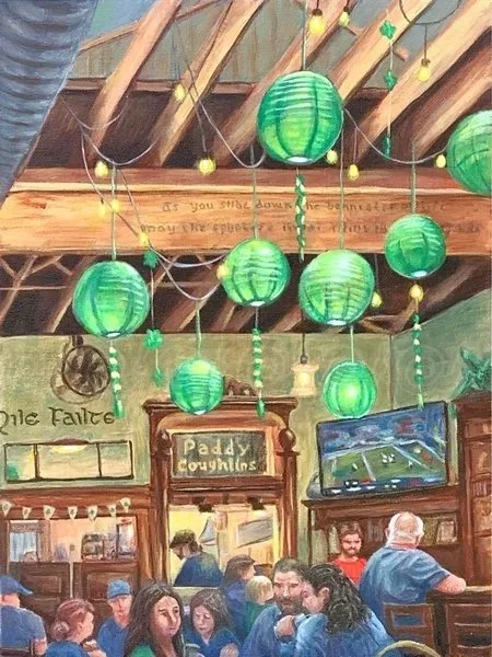 Paddy's On Thursday - Acrylic on Panel