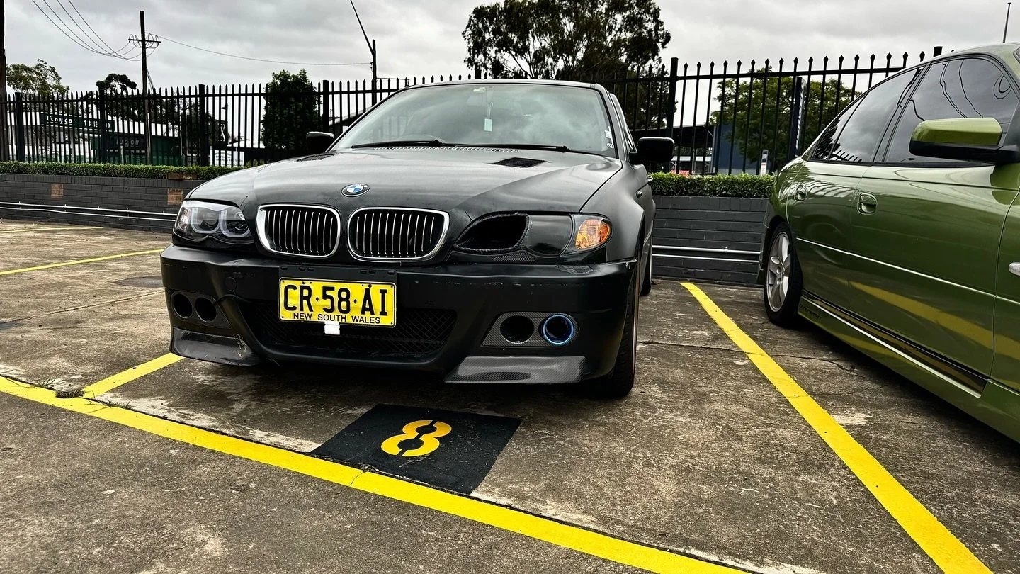 E46 custom headlight intake facelift, $200 aud
Can be made for either side
#e46 #e46ers #e46sedan