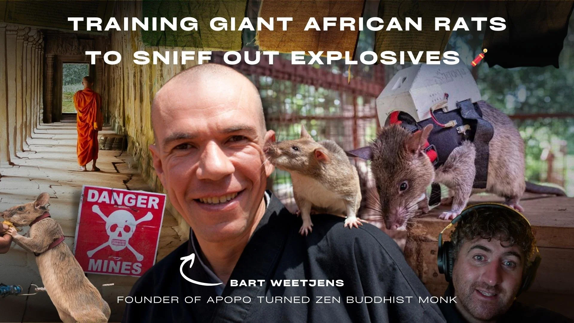 Bart Weetjens, Founder of APOPO &amp; Zen Buddhist Monk