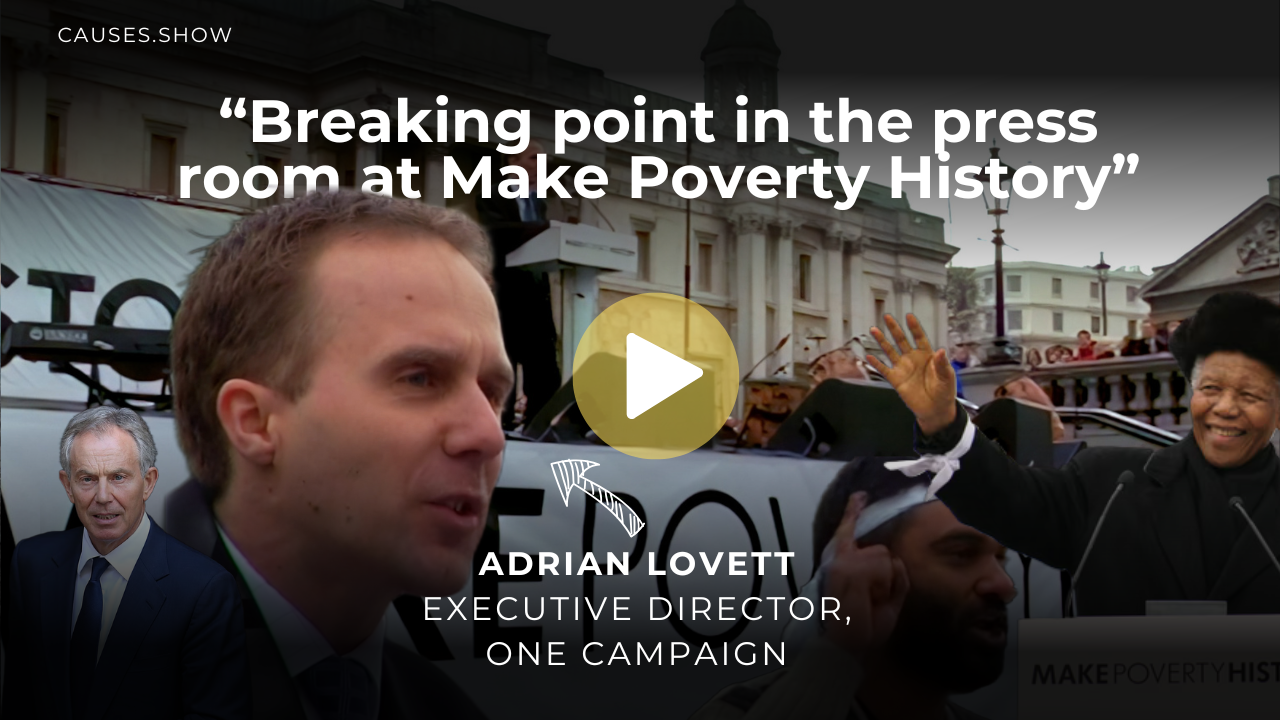 Adrian Lovett, Executive Director, ONE Campaign