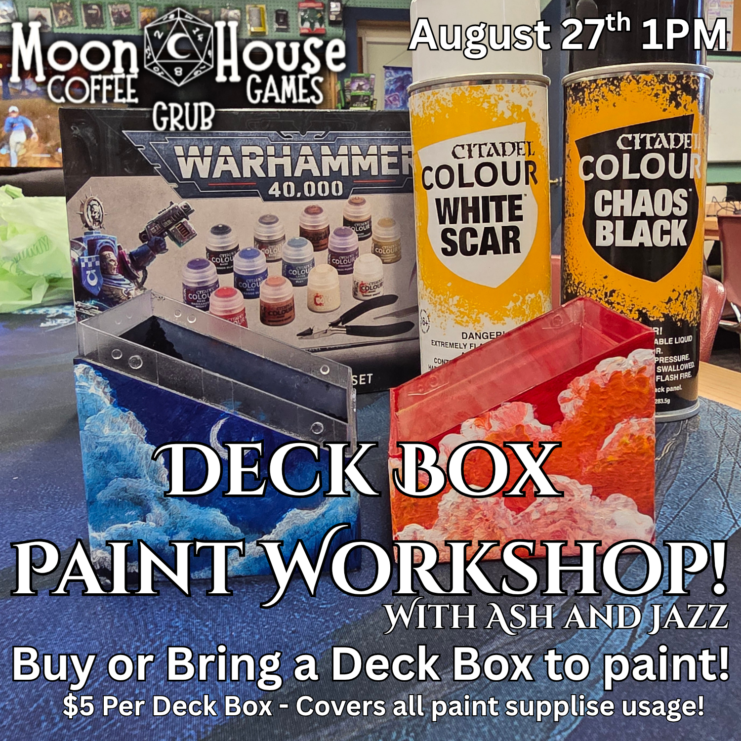 DECK BOX PAINTING WORKSHOP