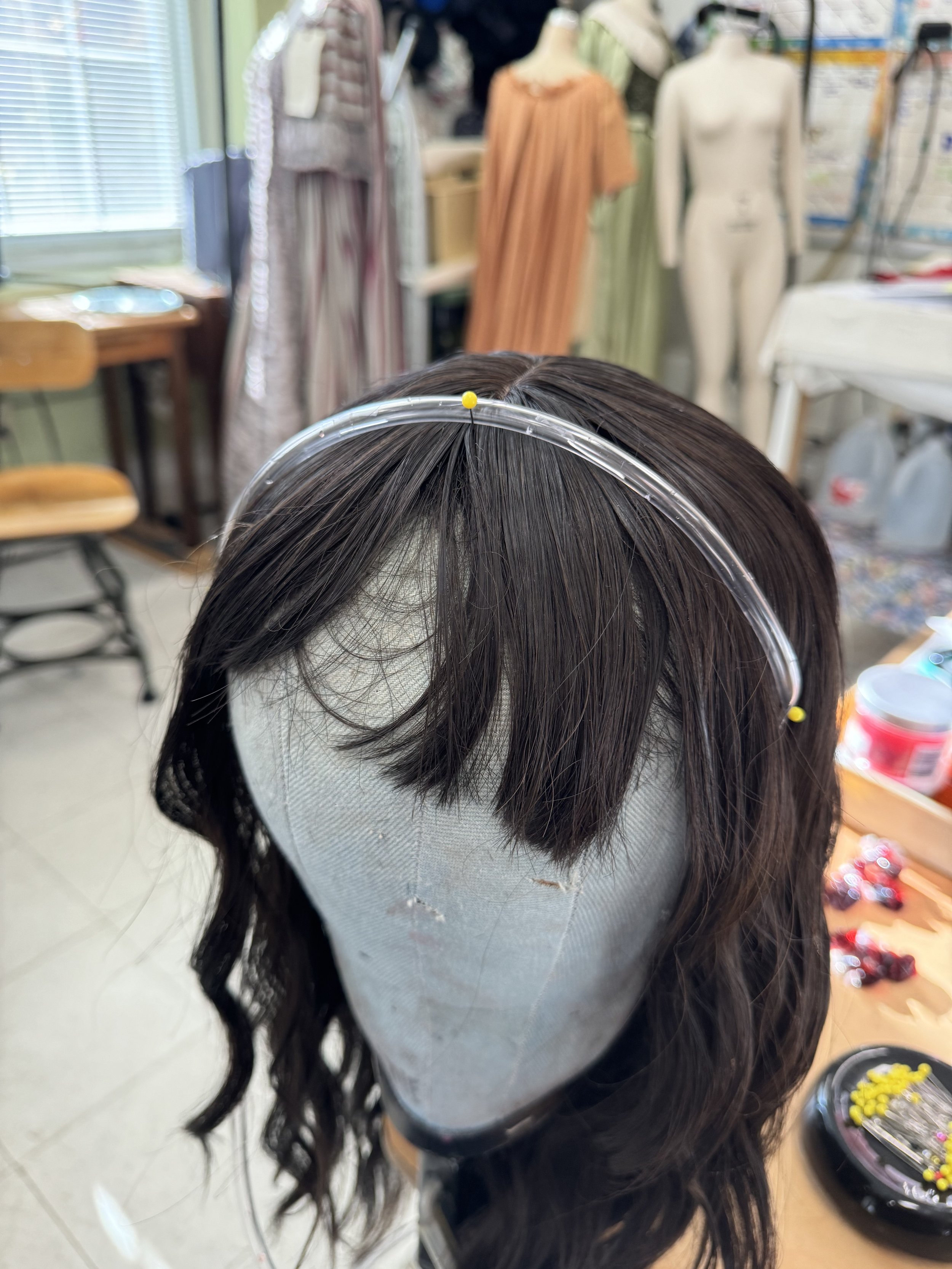 Version 2 placement, before securing.