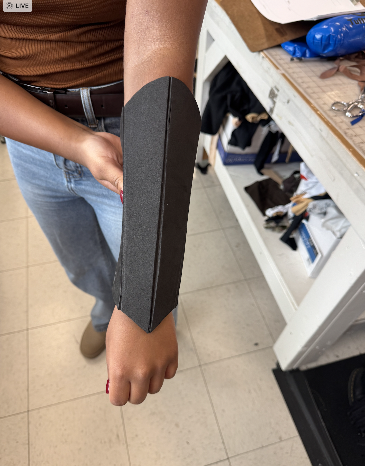 First time with PVC foam for bracer.