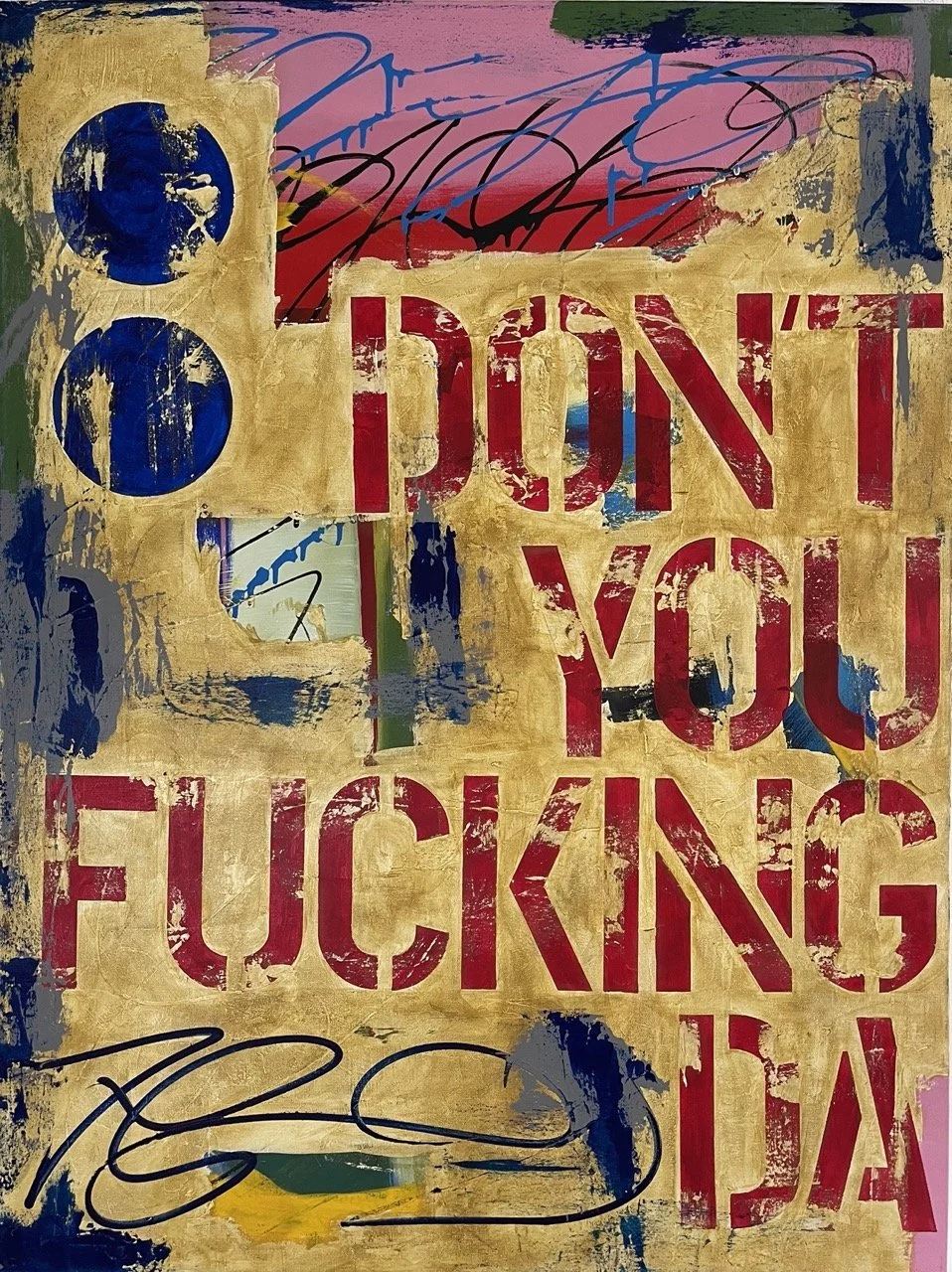 DYFD, 2023
Acrylic, Idle Threats on canvas
48" x 36"