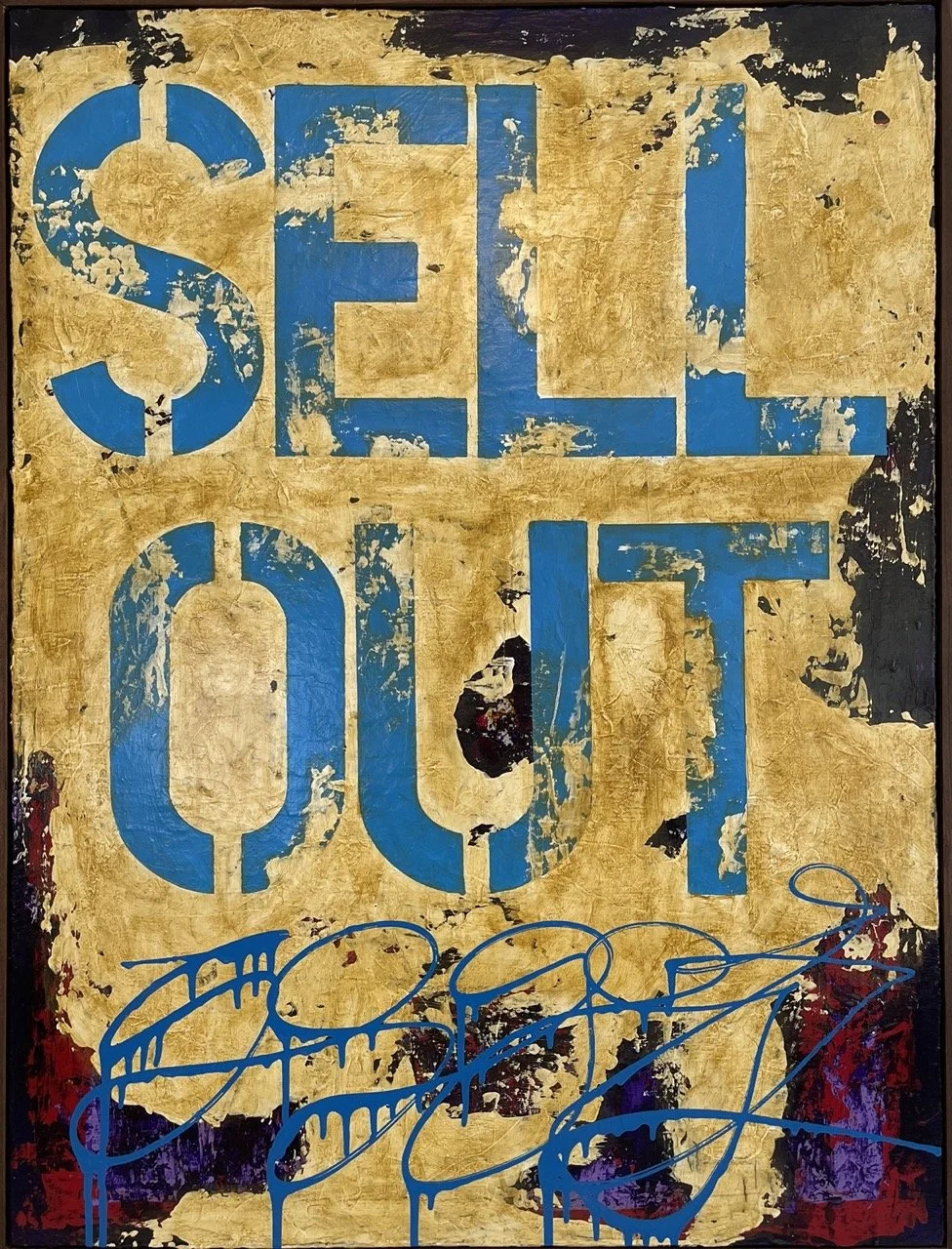 Sell Out, 2023
30" x 40"
Acrylic, Standing Room Only on canvas