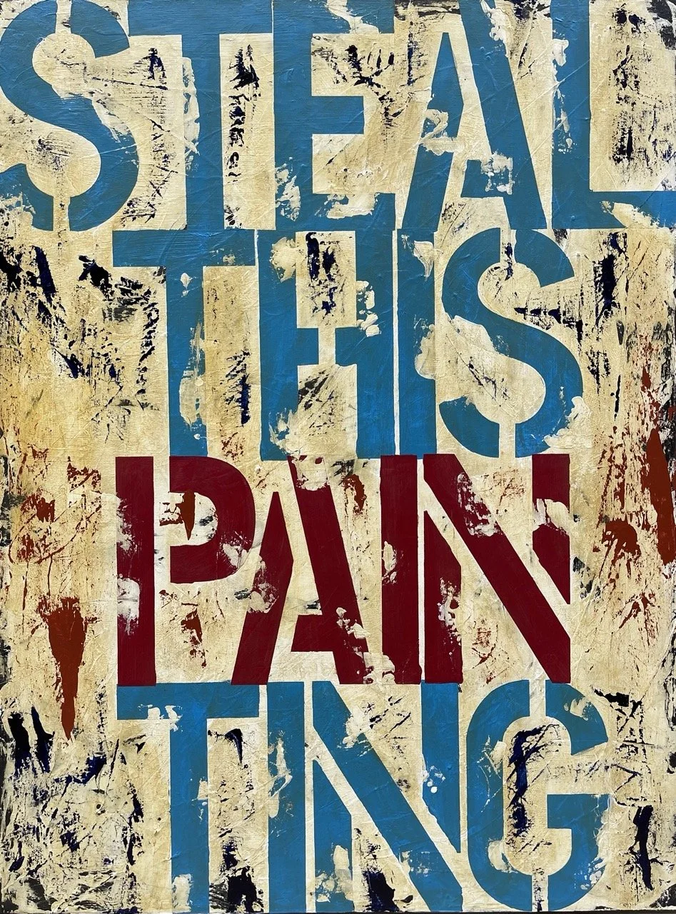 Steal This Painting, 2024
Acrylic, Grand Theft Art on canvas
48" x 36"