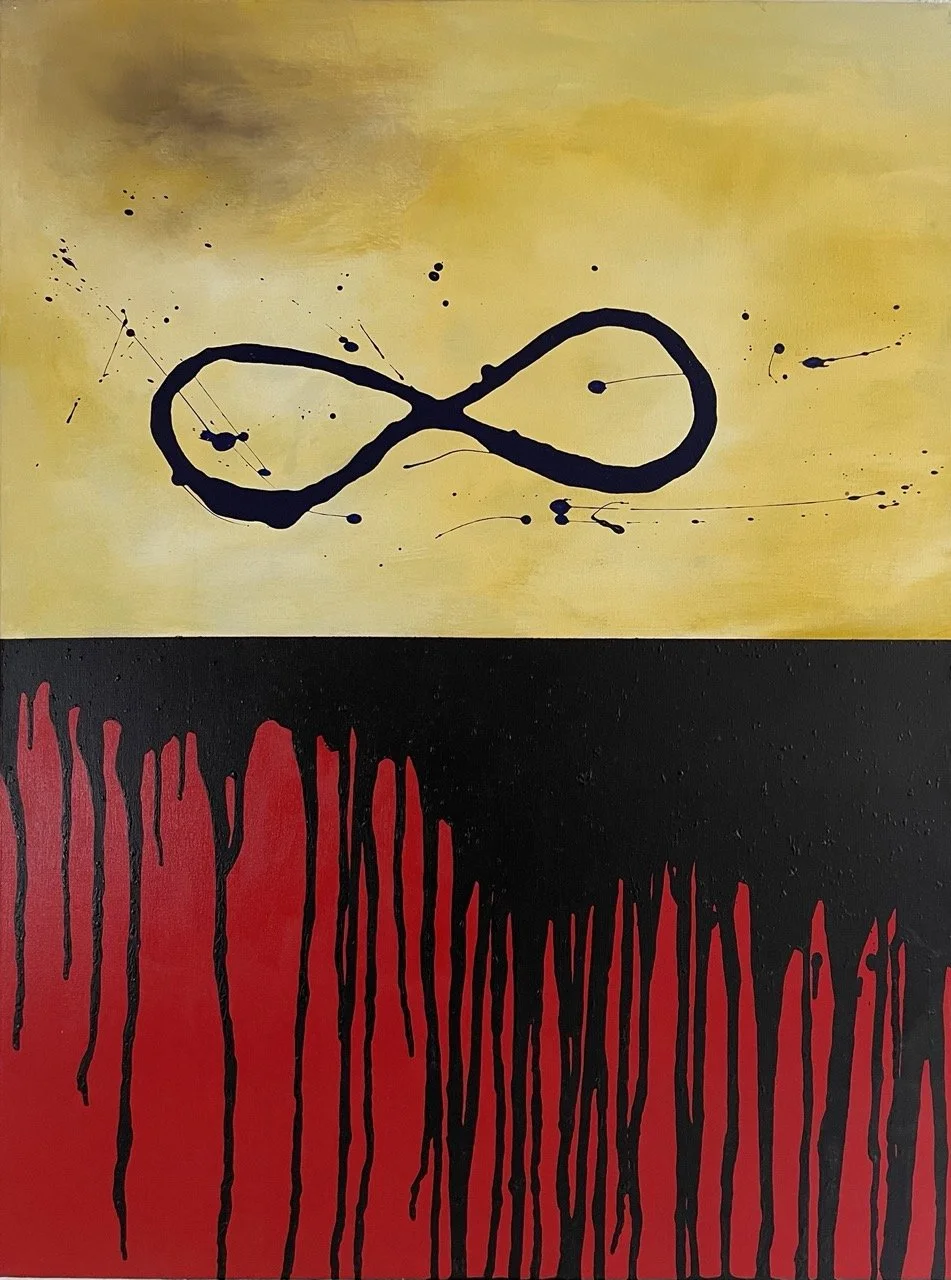 Gravity, 2021
Acrylic, Dark Matter on canvas
48" x 36"