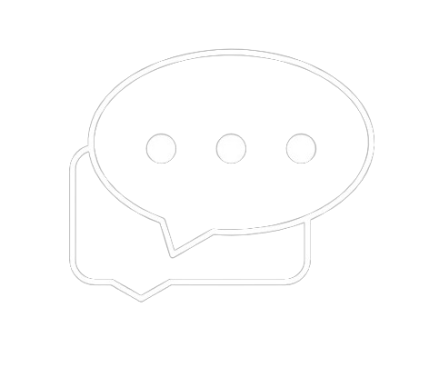 Icon of overlapping speech bubbles, representing occasional family therapy sessions to support parents and guardians of teens in Kansas.