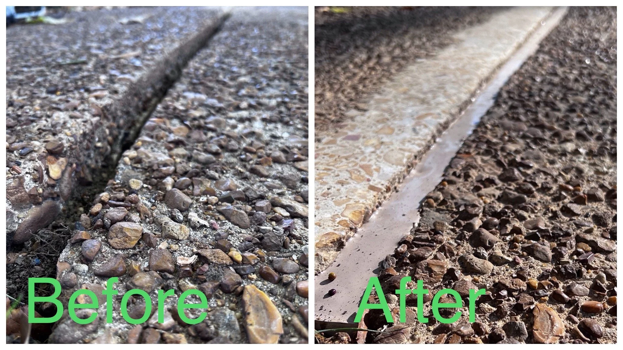 Lifting and Grinding Driveway Skirt
