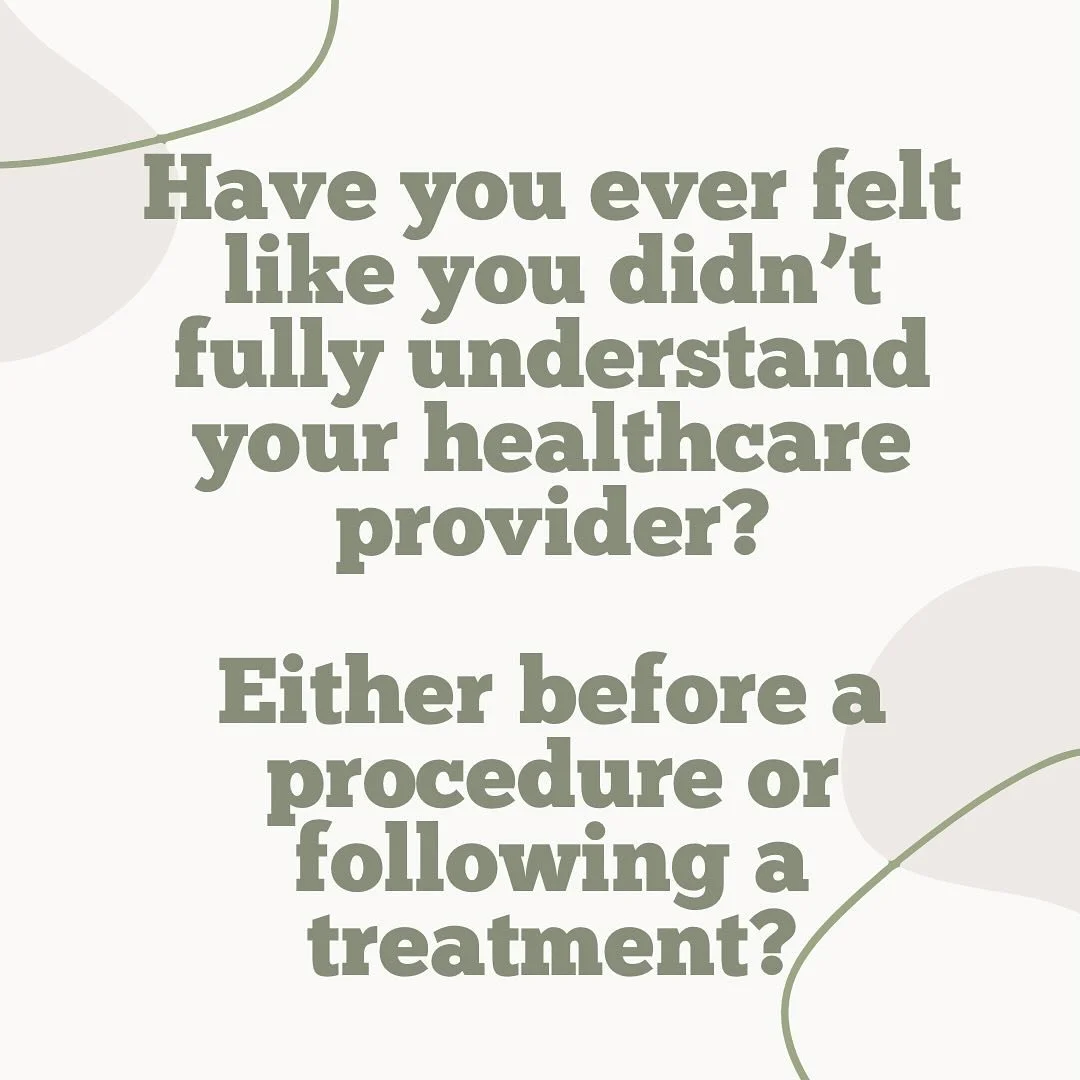 Let&rsquo;s talk about informed consent - chances are that your healthcare provider has omitted or not thoroughly completed this step at least once, if not countless times. 🩺⁣
⁣
You deserve to know what is going on in your physical and mental health