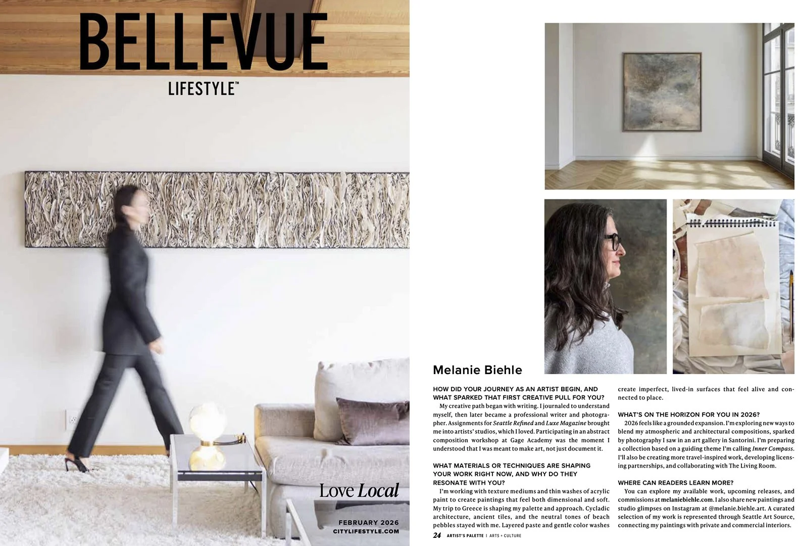 Artist Feature: Bellevue Lifestyle, February 2026