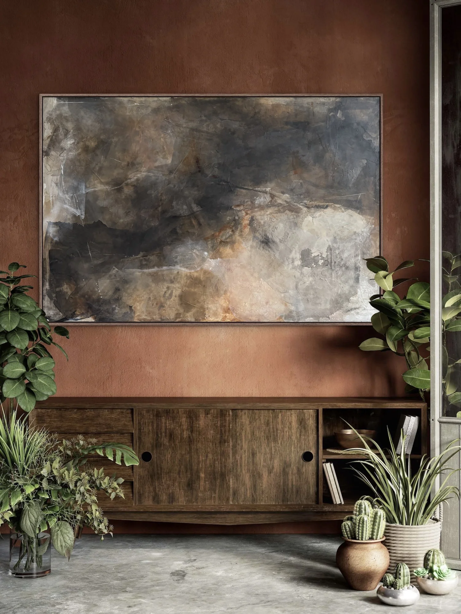 Excavation Melanie Biehle Rust Wall Plant Room.JPG