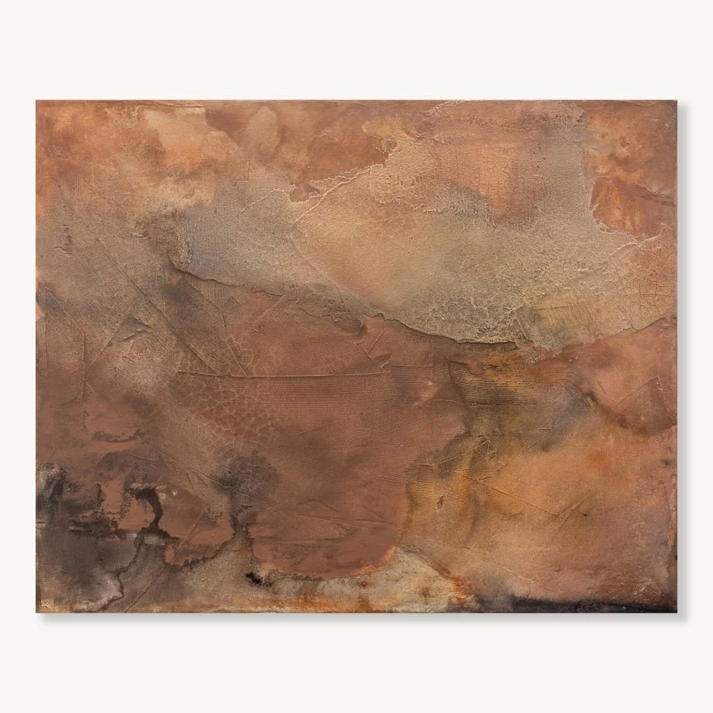 A Lived Life came out of noticing patterns of cracks in walls in Akumal, Mexico. I wasn’t interested in recreating the walls, but in responding to what drew me in.

What some might see as damage or age registered as beauty through my eyes. Something 