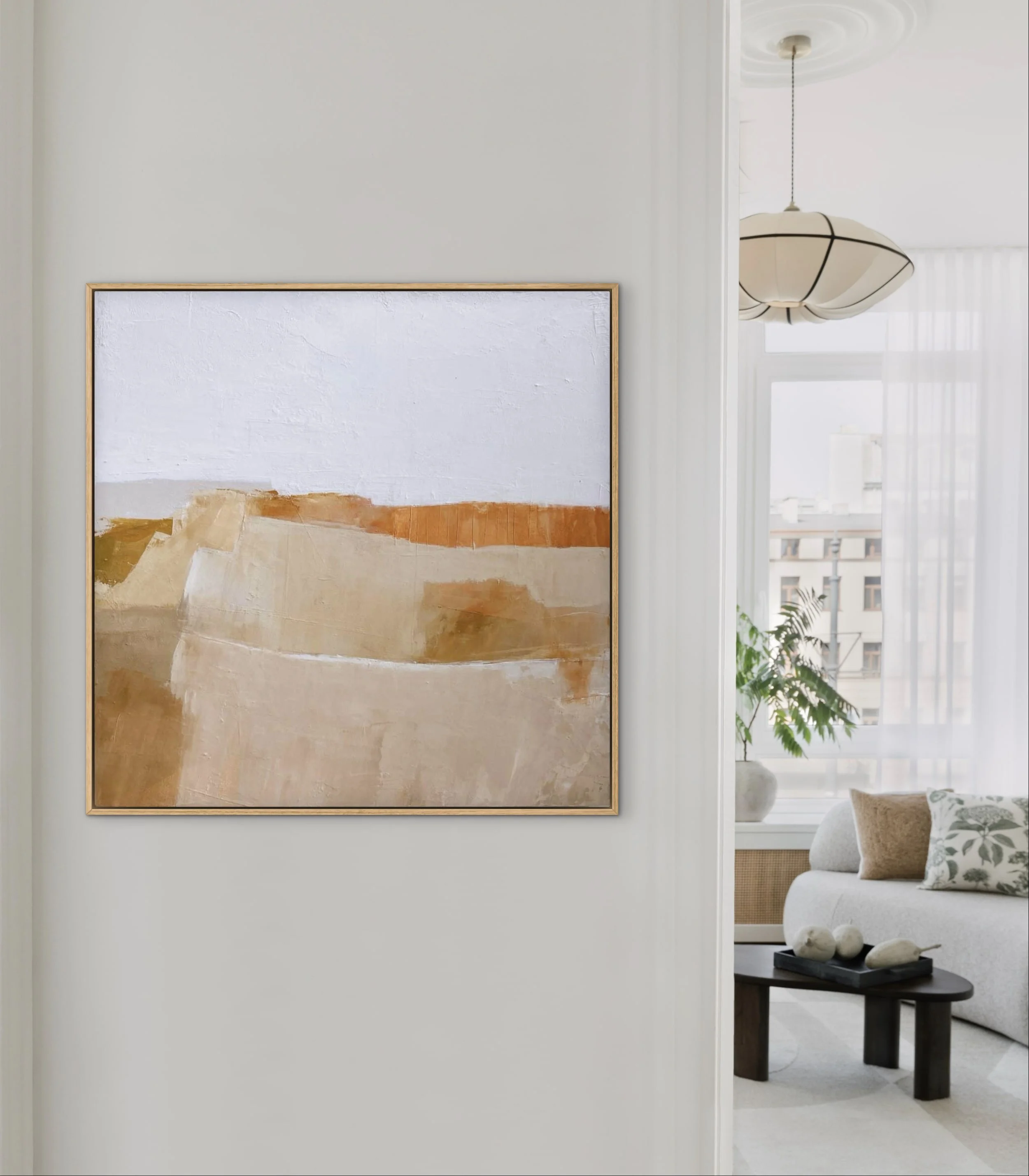In the Canyon No. 2 abstract art print by Melanie Biehle featured through Gioia Wall Art in Australia.