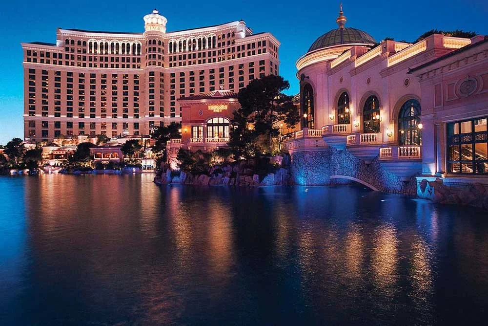 Bellagio fountain during a finished SEMCO project