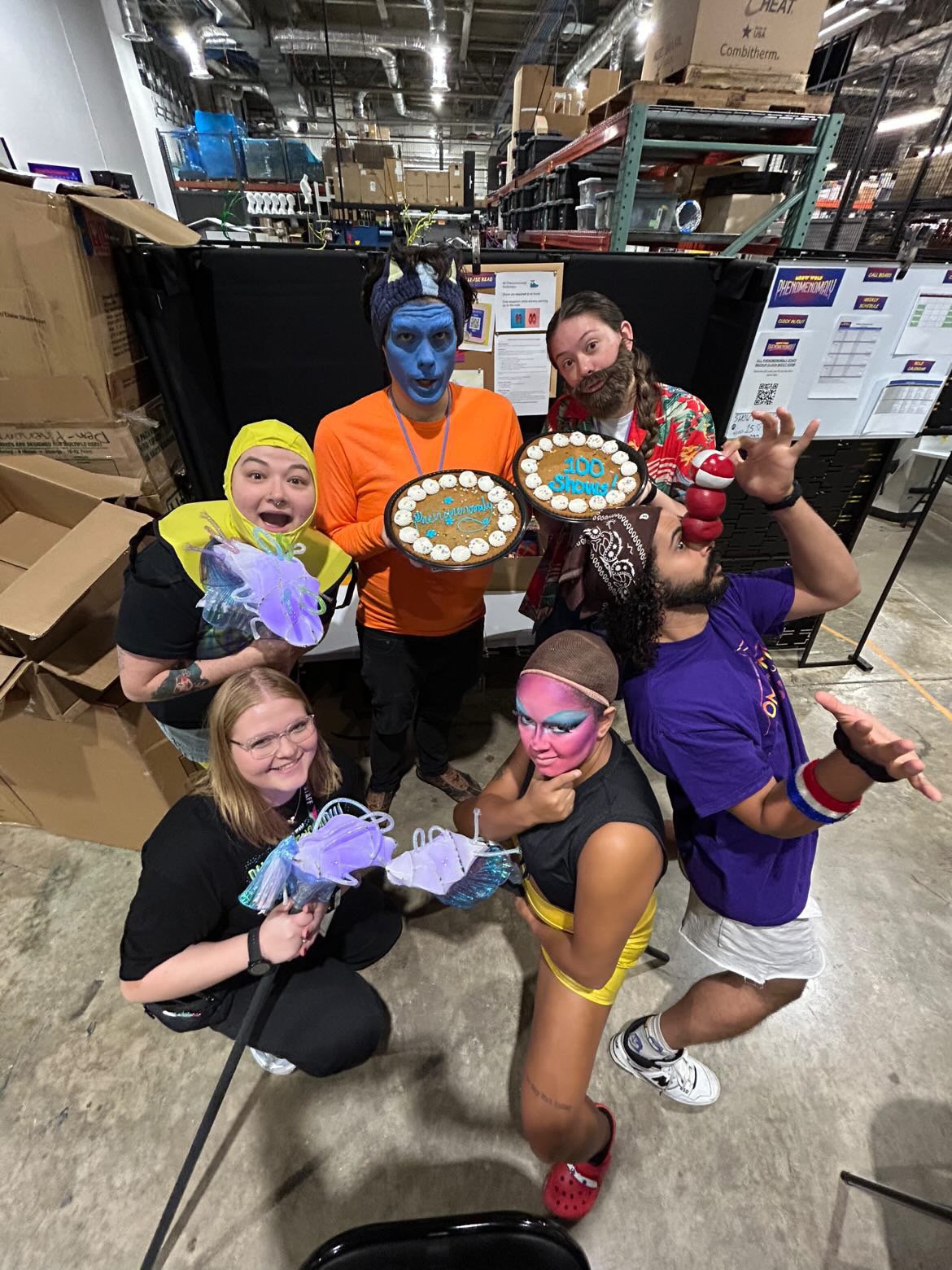 June 2026: Rehearsals and shenanigans for Meow Wolf