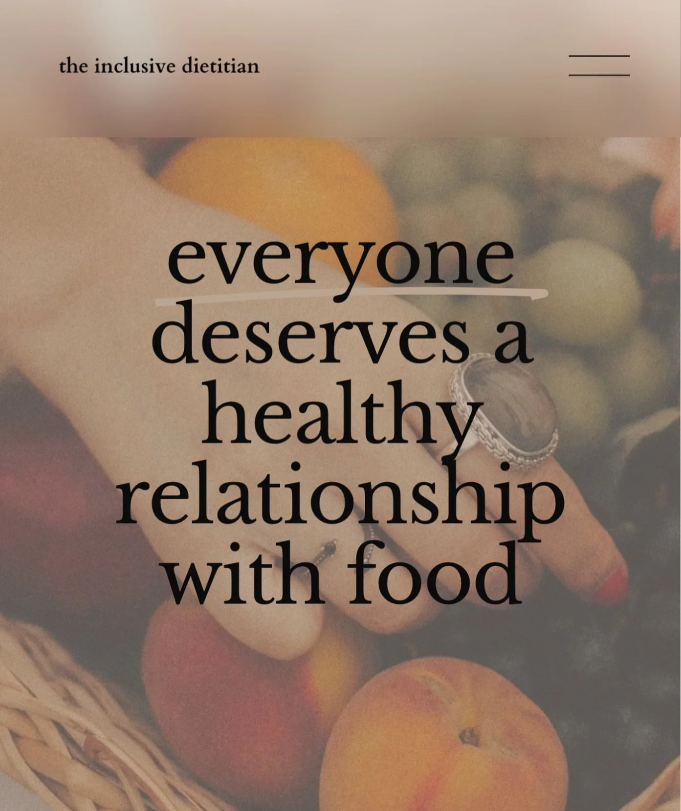 New website alert ‼️ Link in bio! After many hours spent figuring out @squarespace, the new and improved Inclusive Dietitian website is here! I designed this website to reflect the mission and values of The Inclusive Dietitian, where all are welcome 