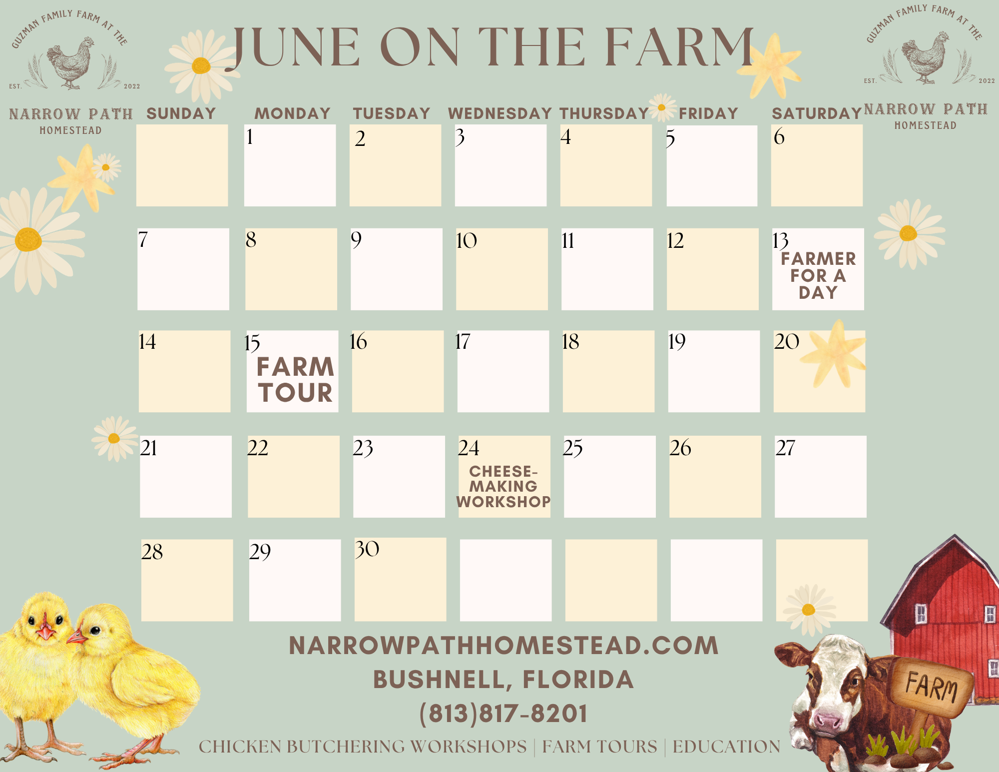 June Farm Calendar