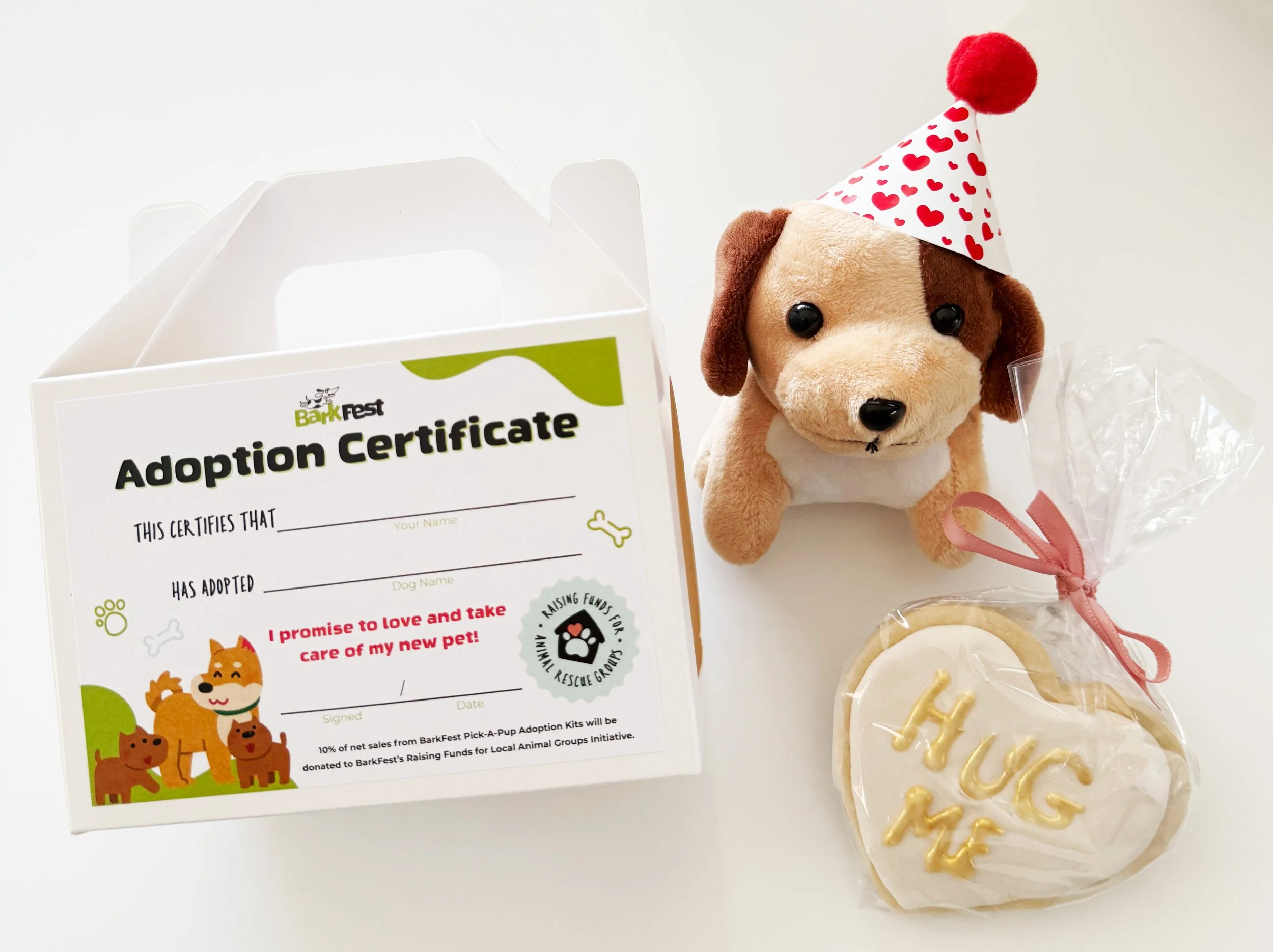 PATCH BarkFest PICK-A-PUP Adoption Kit + Cookie