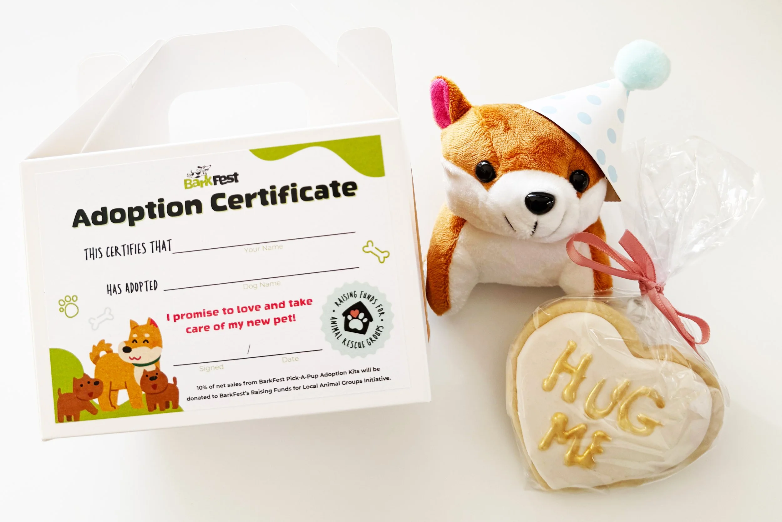 CORGI BarkFest PICK-A-PUP Adoption Kit + Cookie
