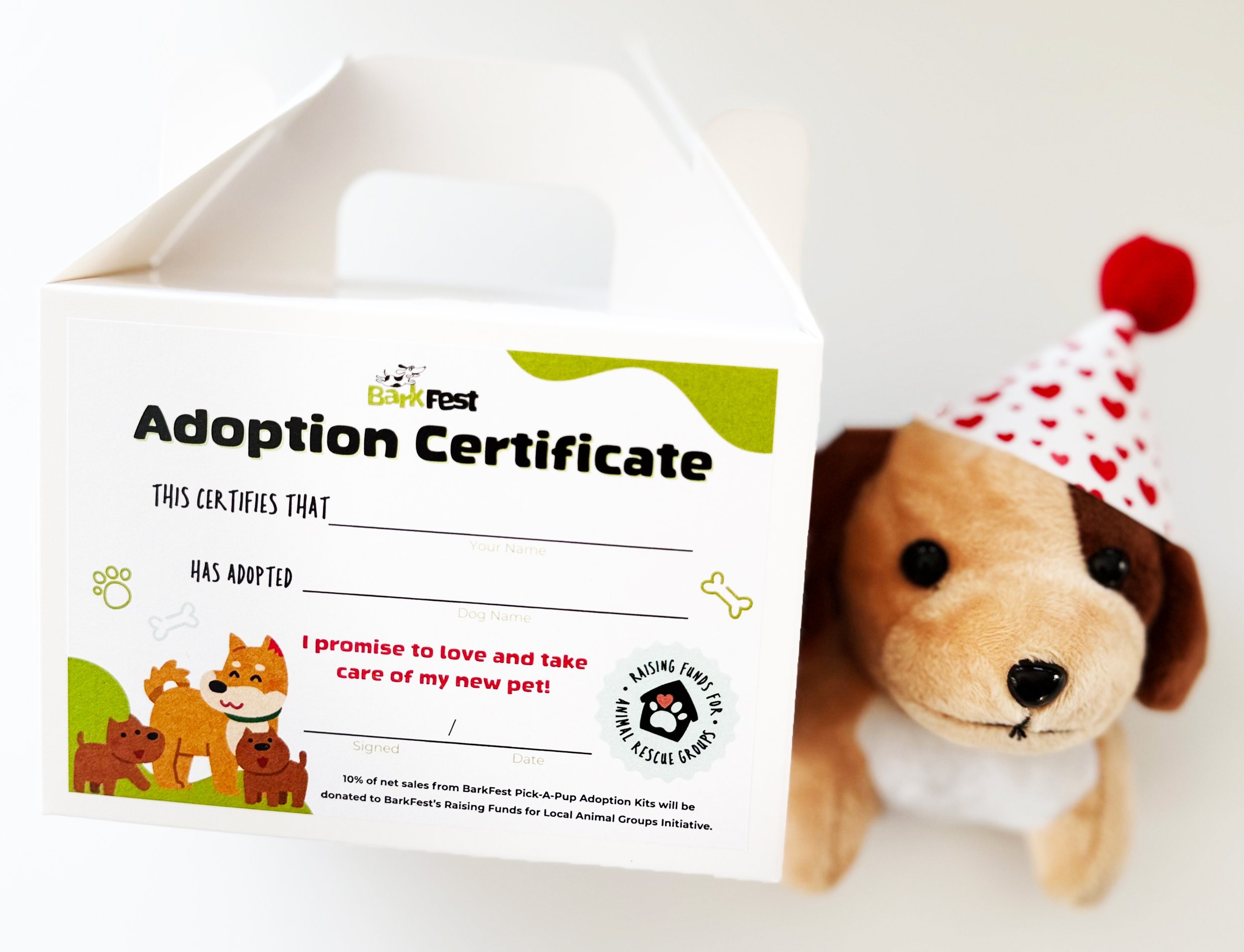 PATCH BarkFest PICK-A-PUP Adoption Kit