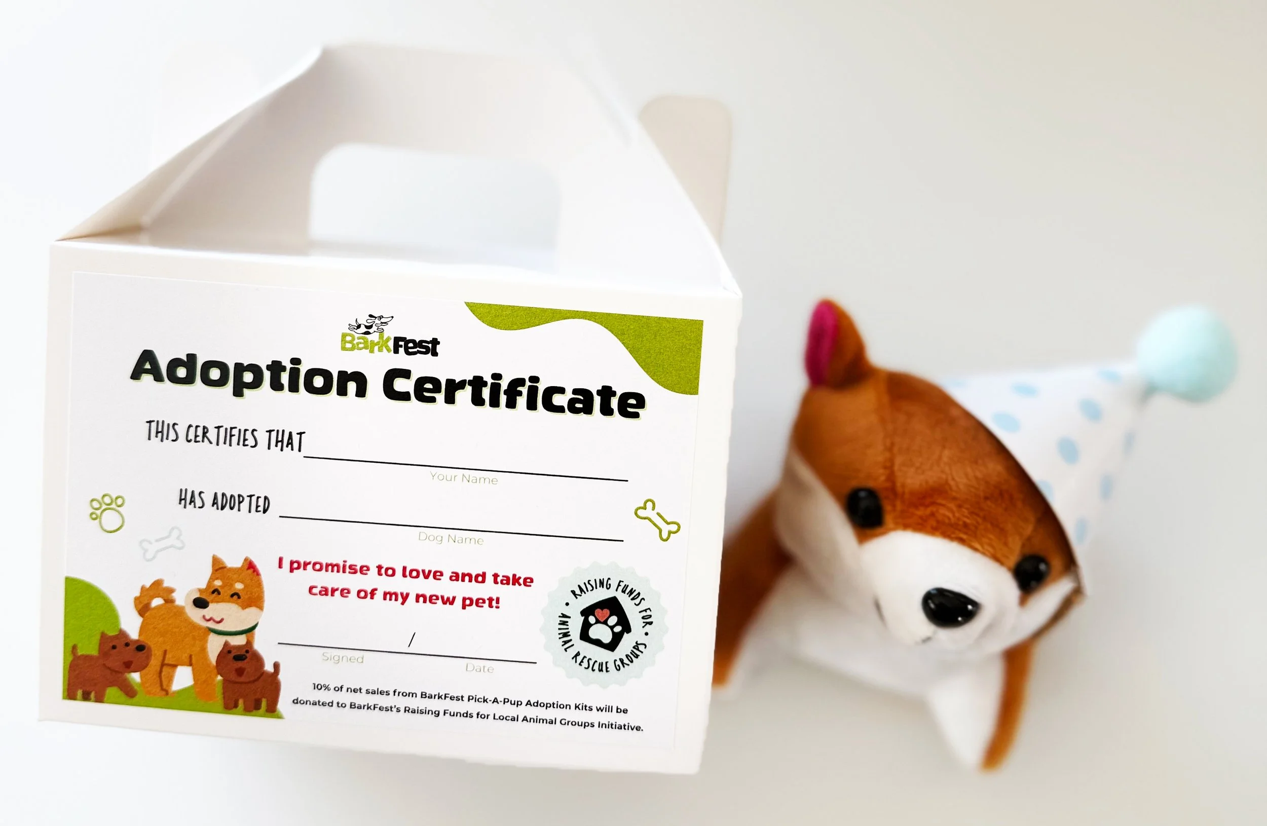 DAISY BarkFest PICK-A-PUP Adoption Kit