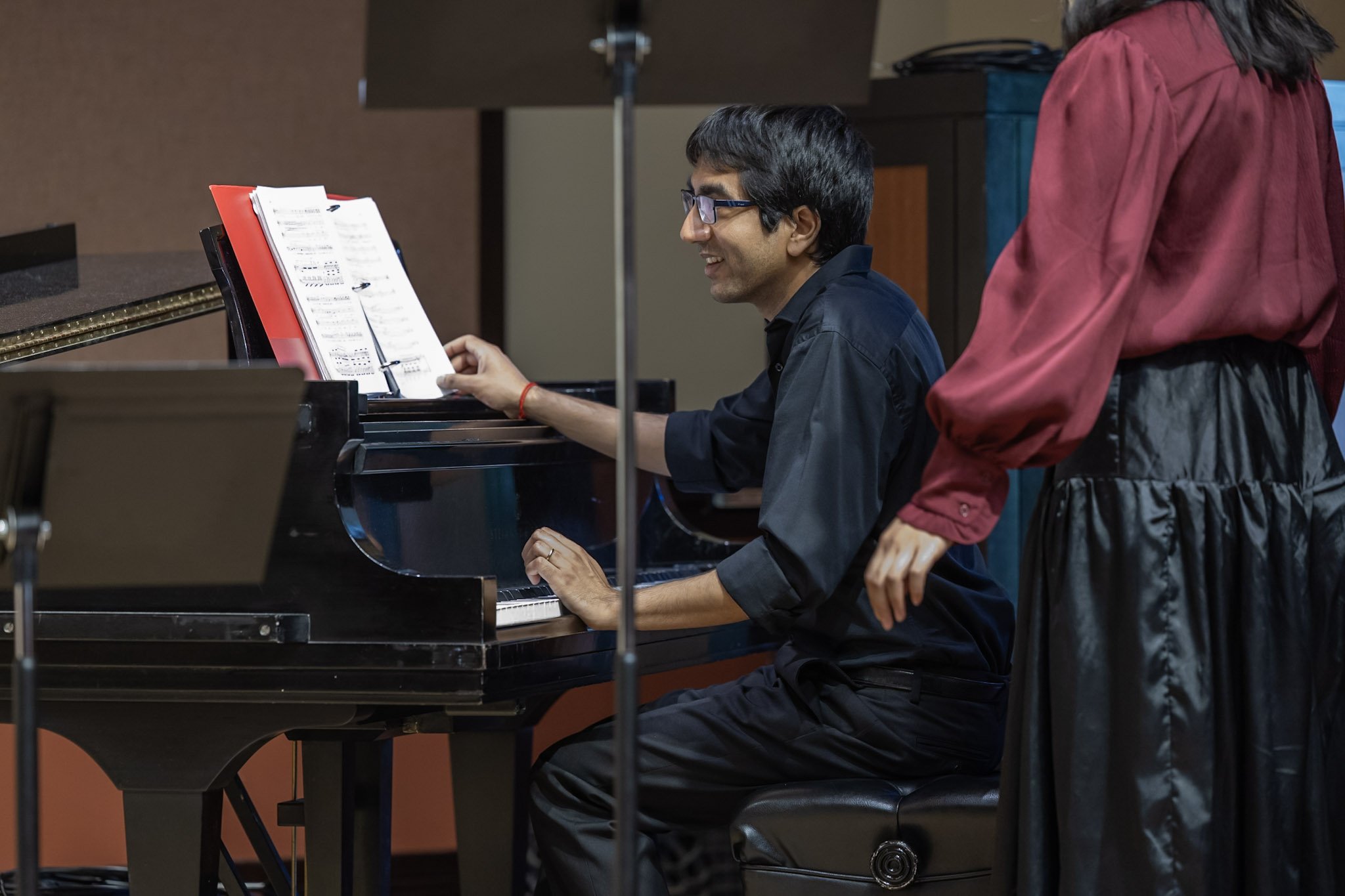 Aditya on the keys