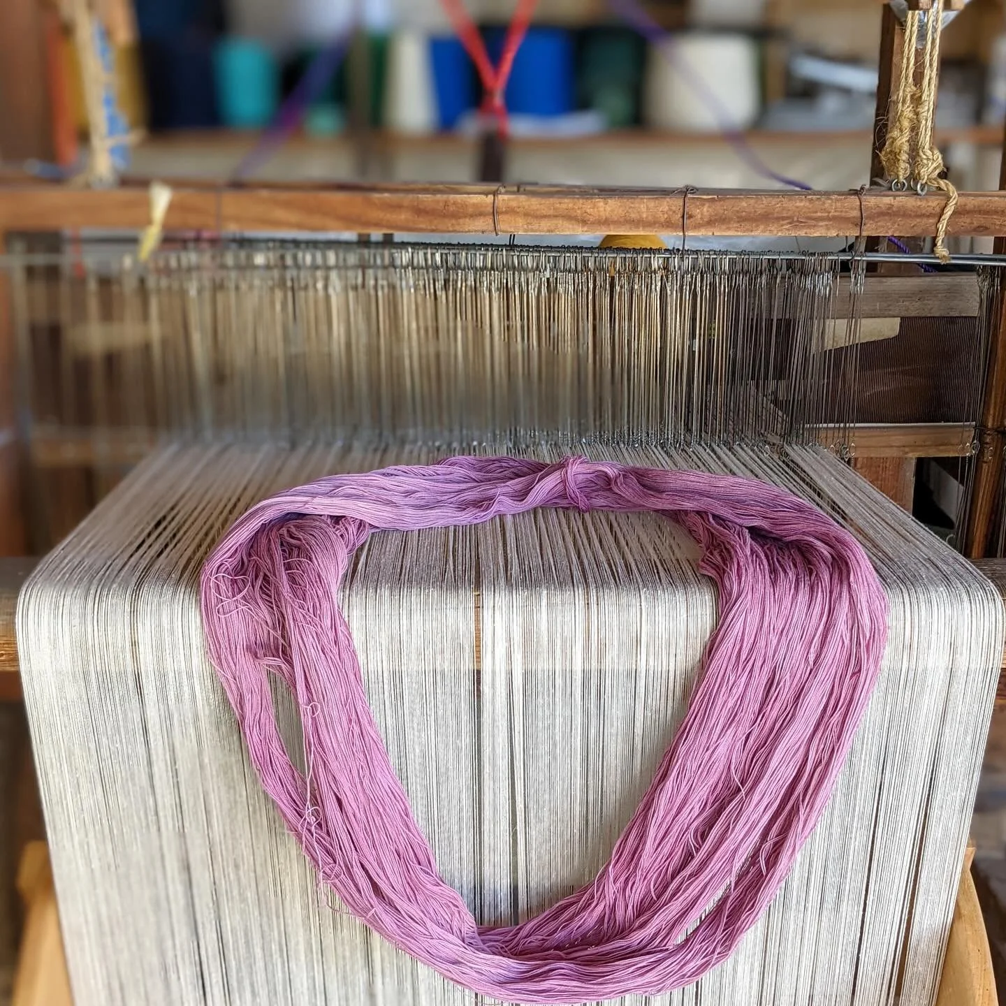 Loom in the state of Oaxaca, Mexico, where we visited artisans&rsquo; workshops.
