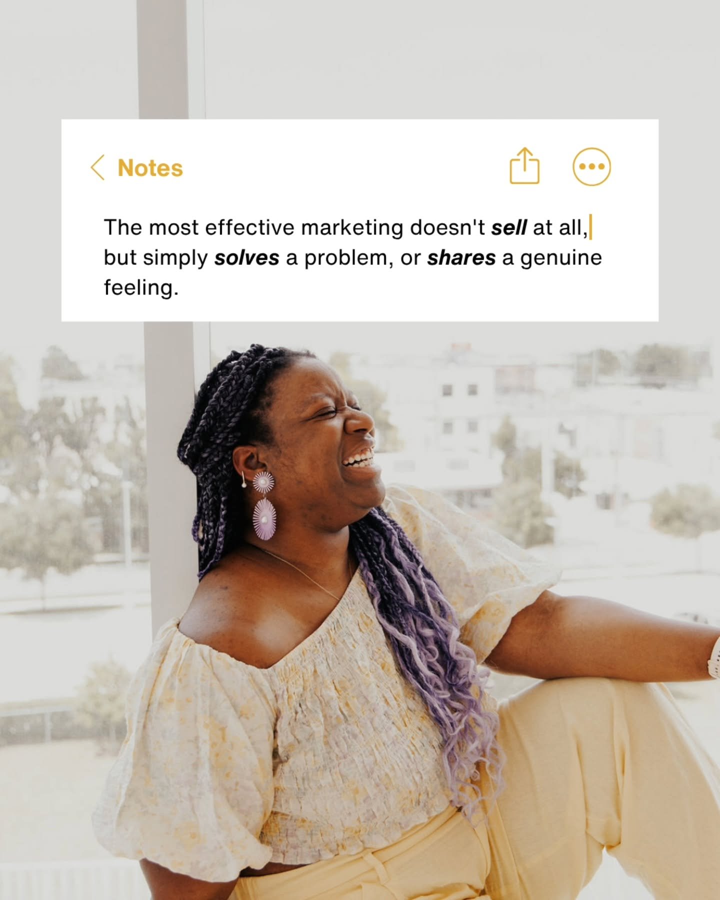 When your marketing feels forced, your audience feels it. If your content is all &quot;Buy Now,&quot; it's costing you the long-term trust that fuels true growth.

Stop making every post transactional. Lead with service, not a sales pitch, and watch 