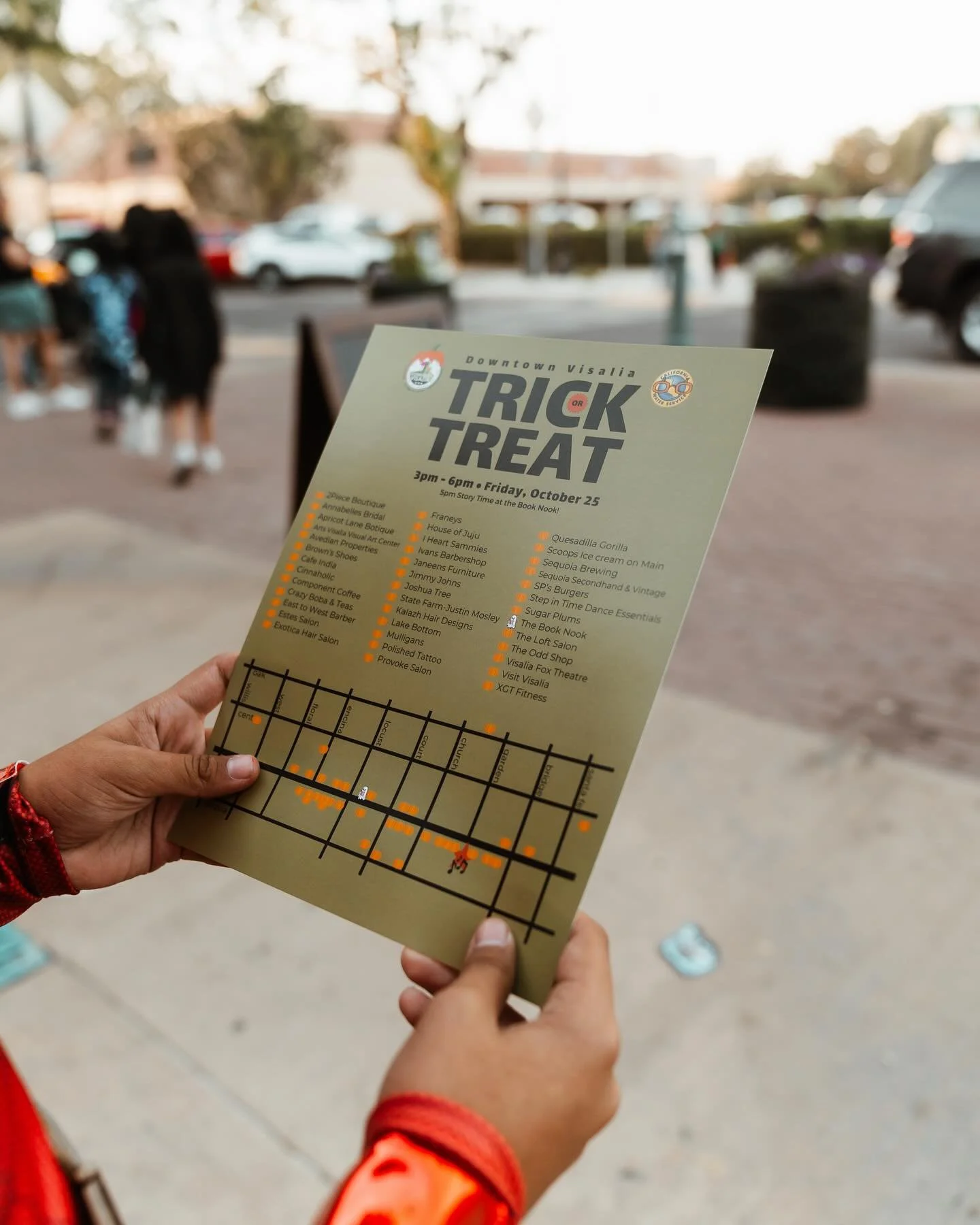 Trick or Treating in downtown Visalia was an absolute blast!👻🎃 Here&rsquo;s to many more years!🎉