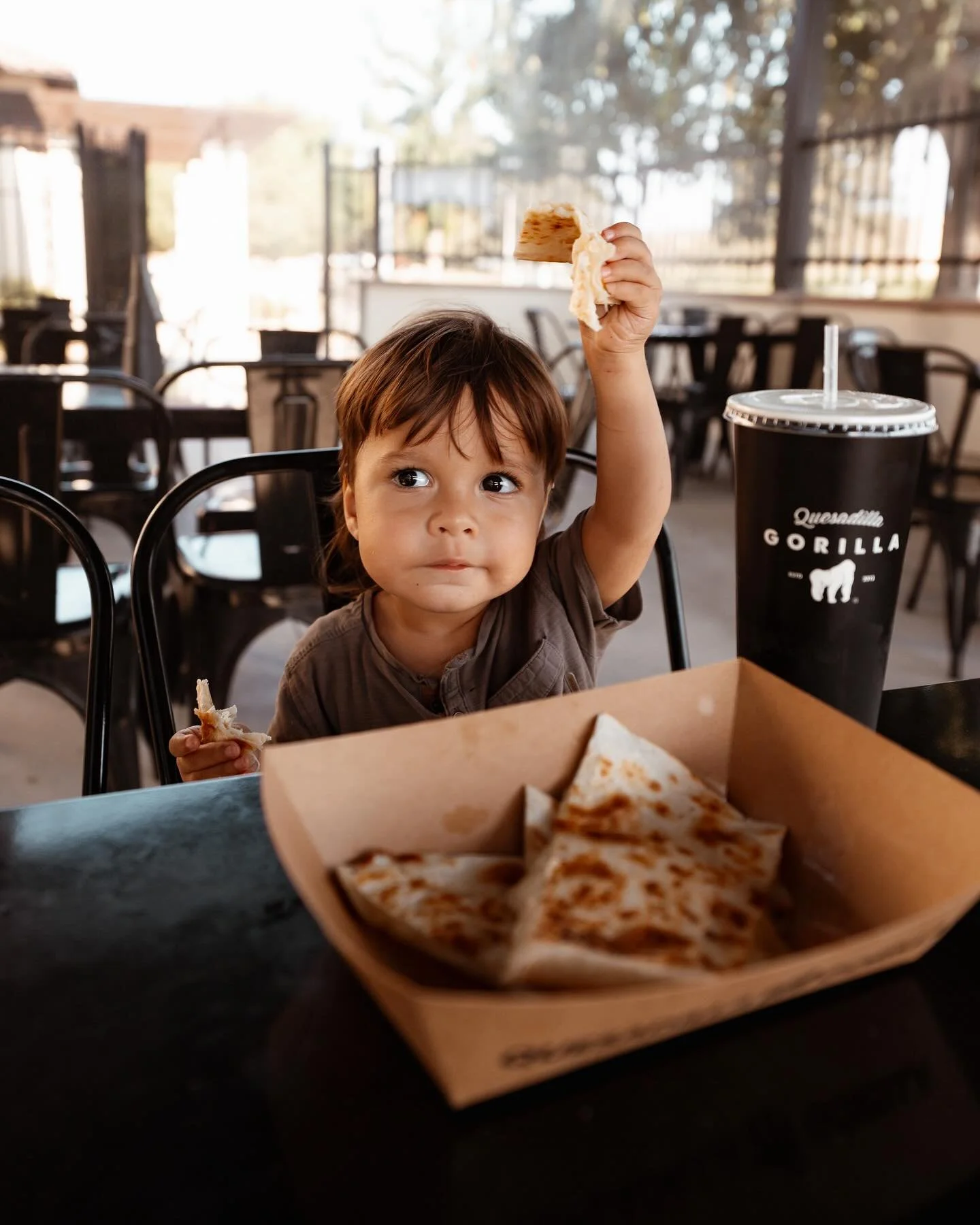 Raise your hand if you want @quesadillagorilla!🙋🏻&zwj;♀️🤩
.
.
.
Thankful to work with local businesses like QG and so many others that trust me to create meaningful content! 🫶🏼 

I&rsquo;ll never get over the fact that I get to work in the commu