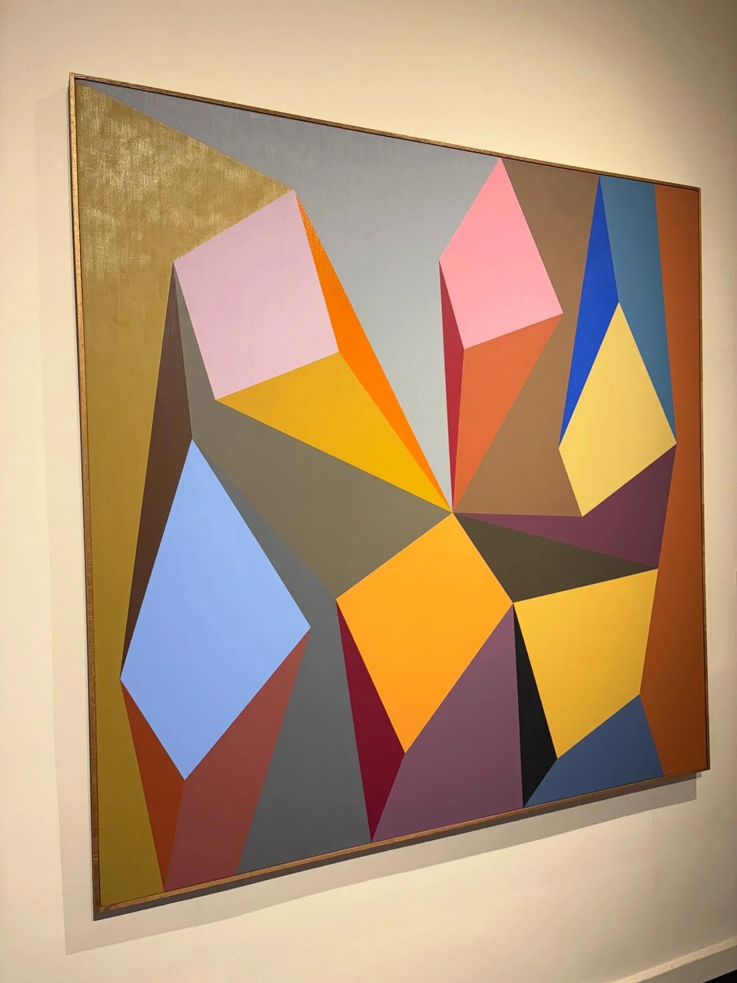 #8, 1990 

CCMA is proud to host 12 magnificent artworks by the talented and well-known Karl Benjamin.  The artwork pictured above is no exception, although these colors and shapes are not his usual trademark, #8, 1990 has become a CCMA favorite amon