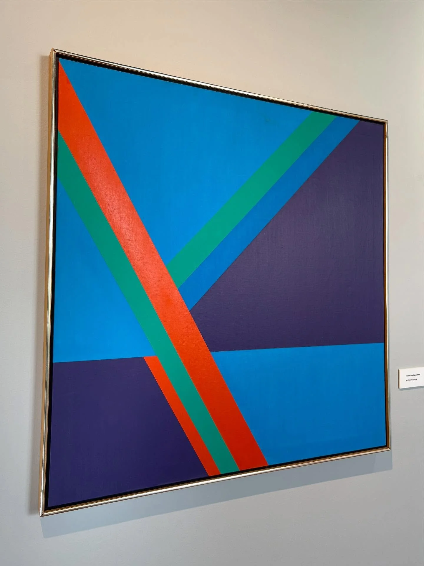 Theme in a Square No. 1 

Florence Arnold (1900-1994) was a committed, original artist who employed a style of&nbsp;geometric abstraction drenched in powerful color combinations.&nbsp;She was mentored by Karl Benjamin and exhibited with the Claremont