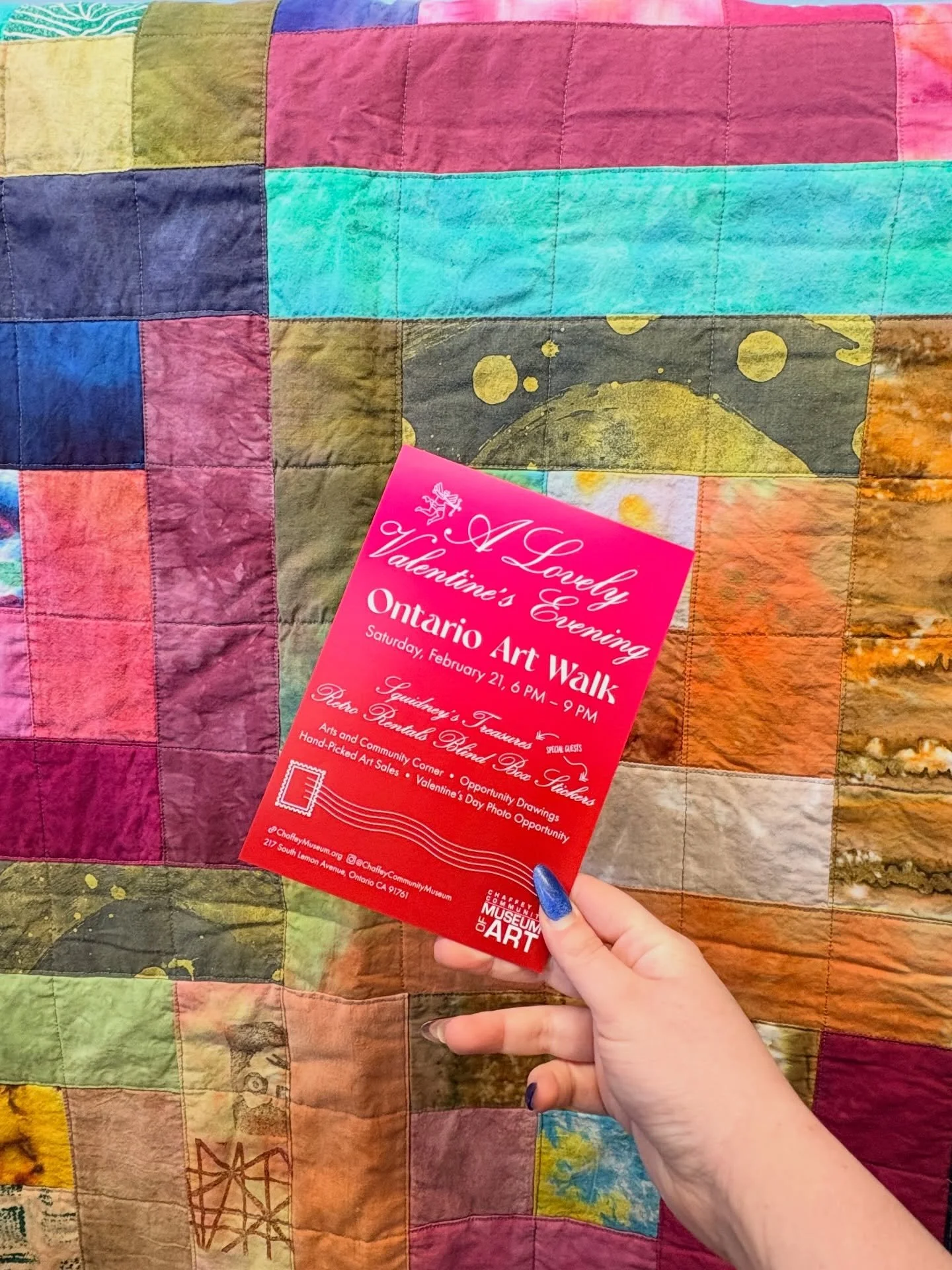 Dear readers, CCMA invites you all to our Lovely Valentine&rsquo;s Evening hosted during the Ontario February Art Walk. 

Filled with fun activities&nbsp;such as a Valentine&rsquo;s photo opportunity, special hand-picked art sales, an opportunity dra