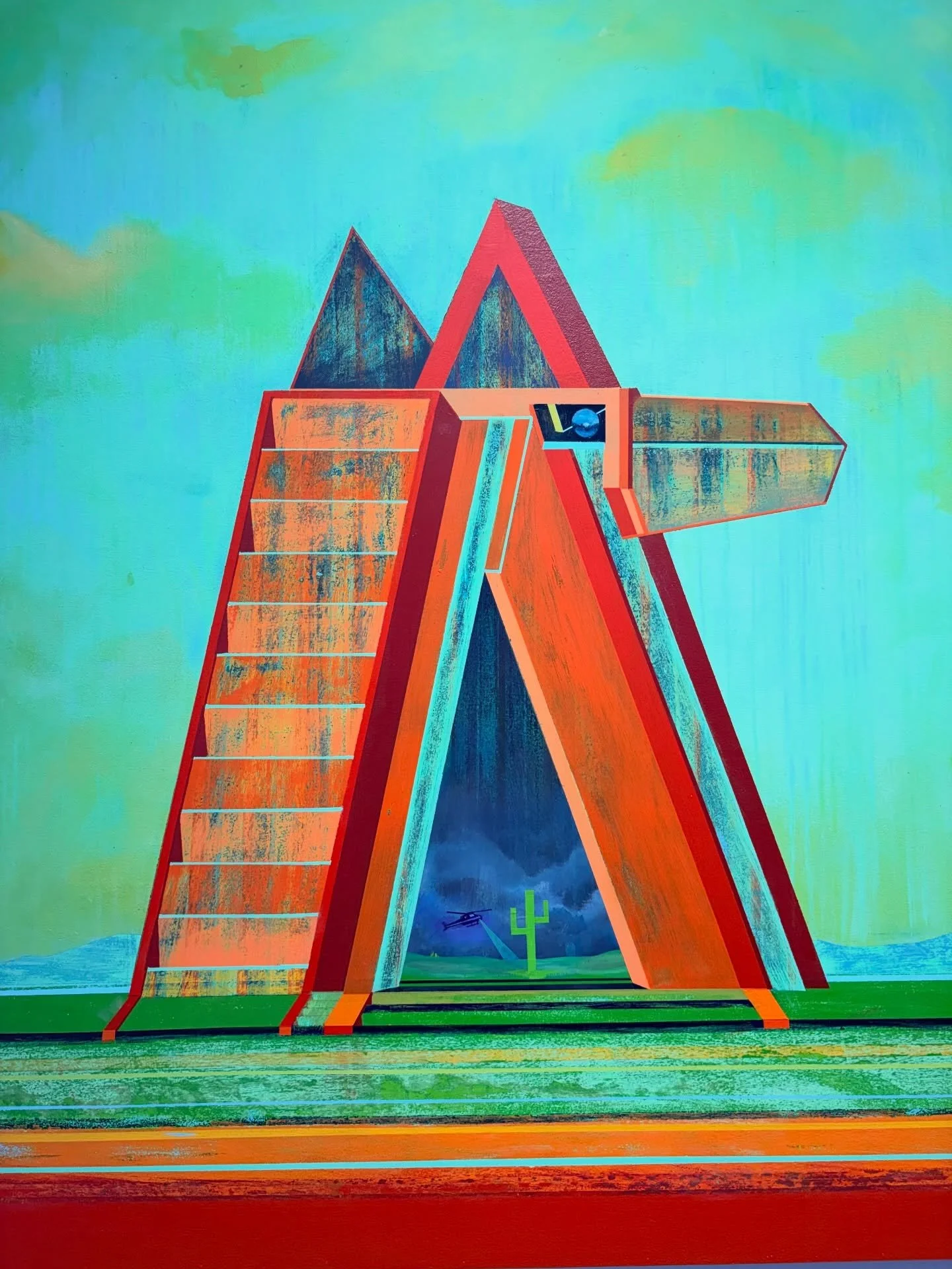 Cosm&egrave; Cordova, Dream in the Horizon

Come visit our museum to witness the colorful and inspiring artworks by Cosm&egrave; Cordova, featured in our Walls that Speak main gallery exhibition. 

Depicting America as a stairway to a better life, Co