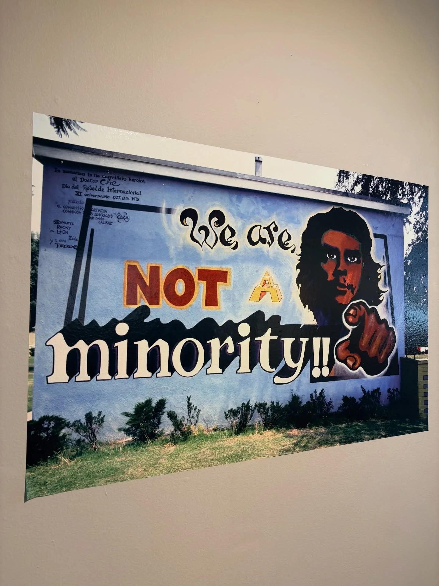 Mario Torero, We are not a Minority

Mario Torero&rsquo;s 1977 poster, You Are Not a Minority, commemorates the tenth anniversary of the murder of Che Guevara in Bolivia. One year later, after changing the wording of the poster from &ldquo;You&rdquo;