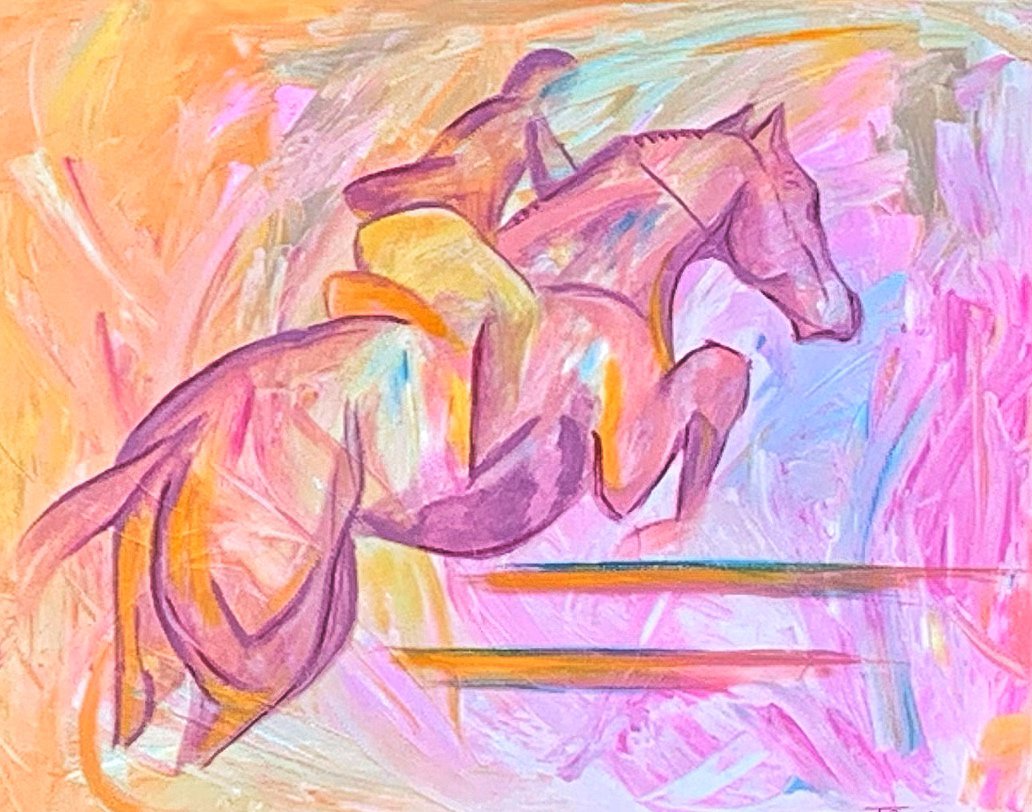 "Split Second" Acrylic on Canvas