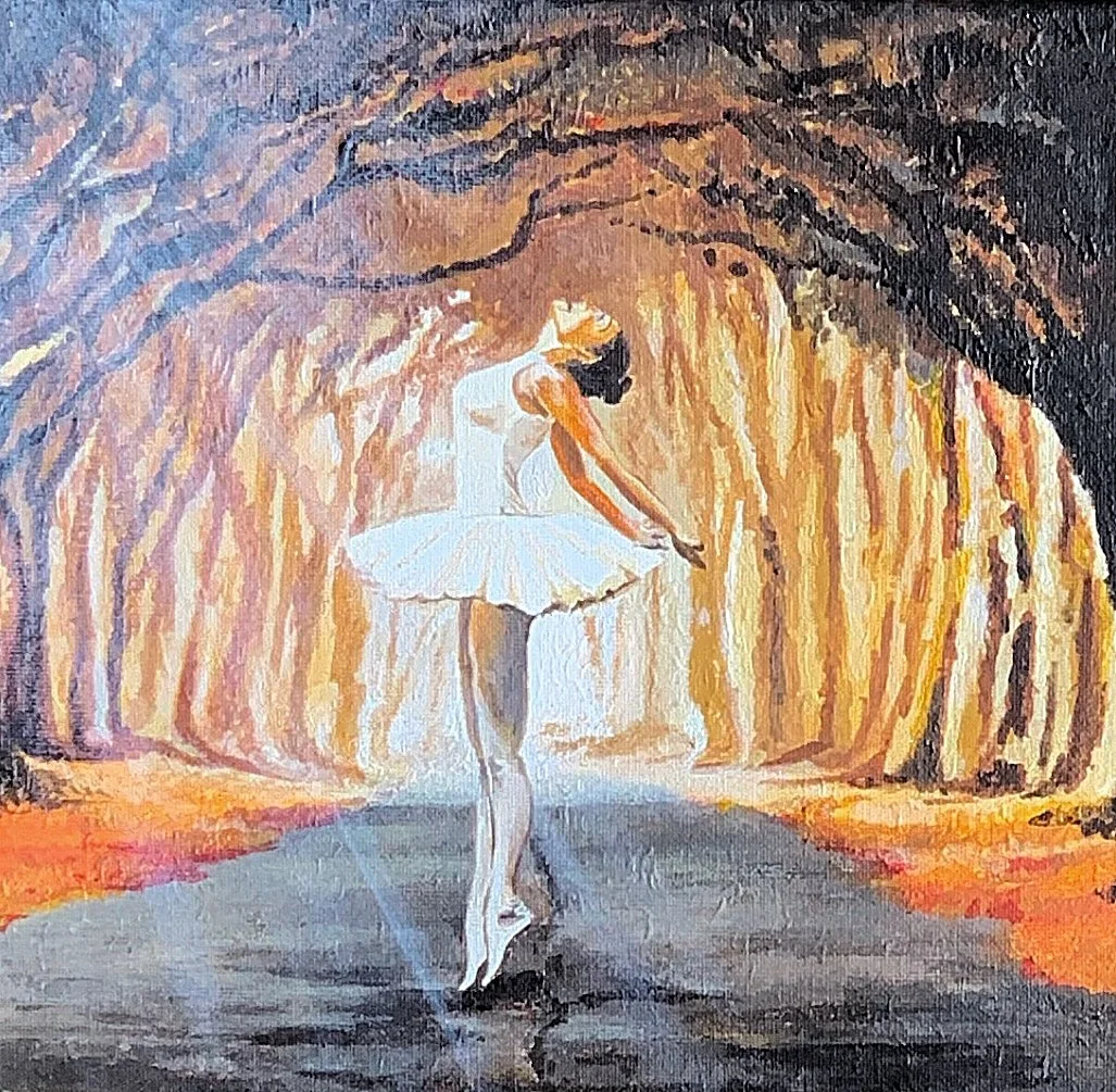 "Dancing In The Forest" Acrylic on Canvas SOLD