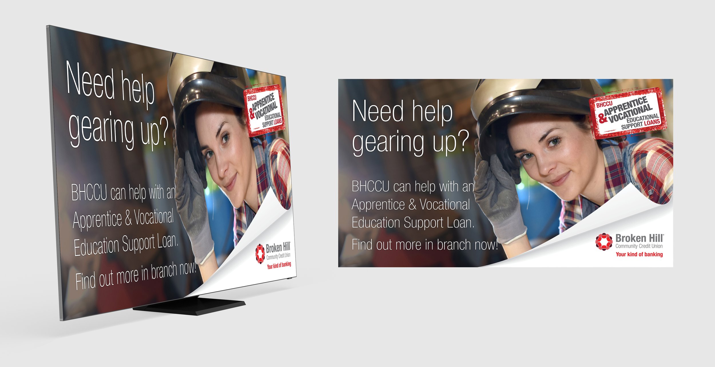 In-branch campaign digital display