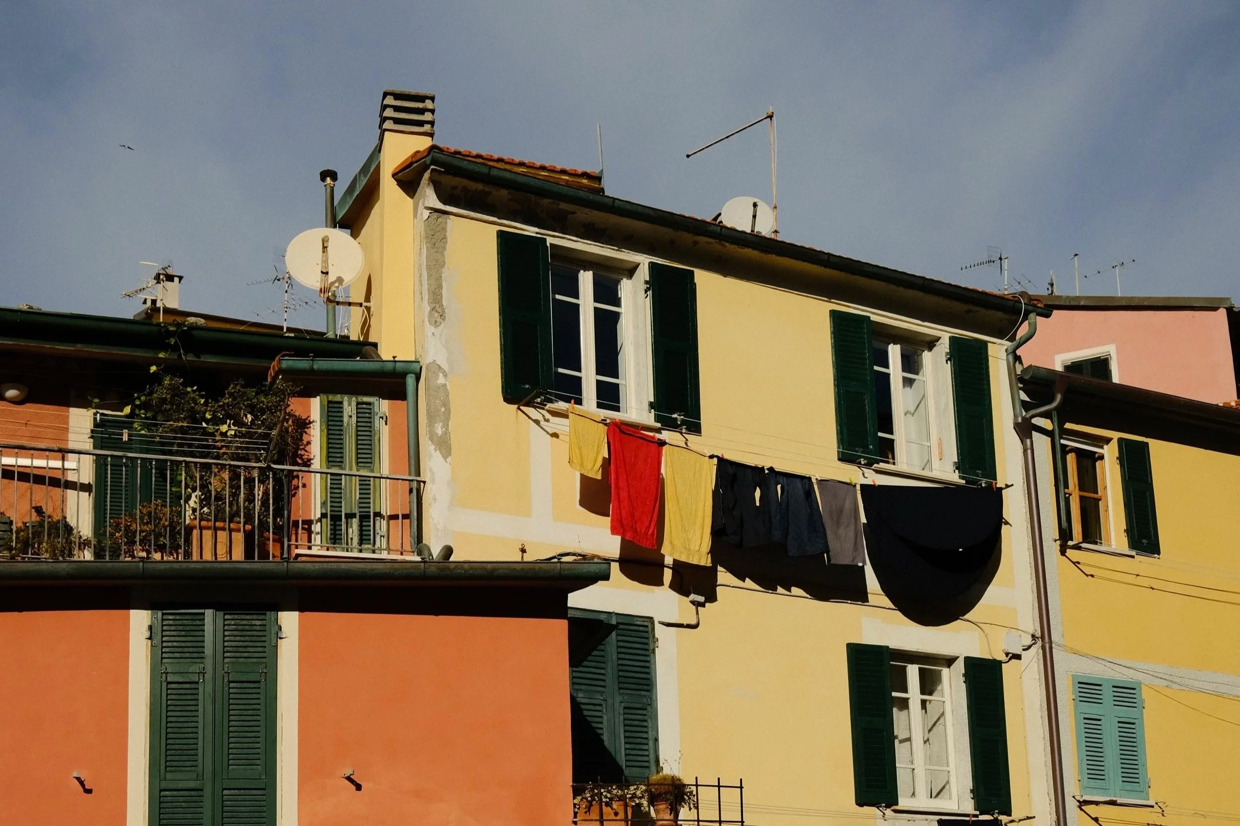clothes hanging 