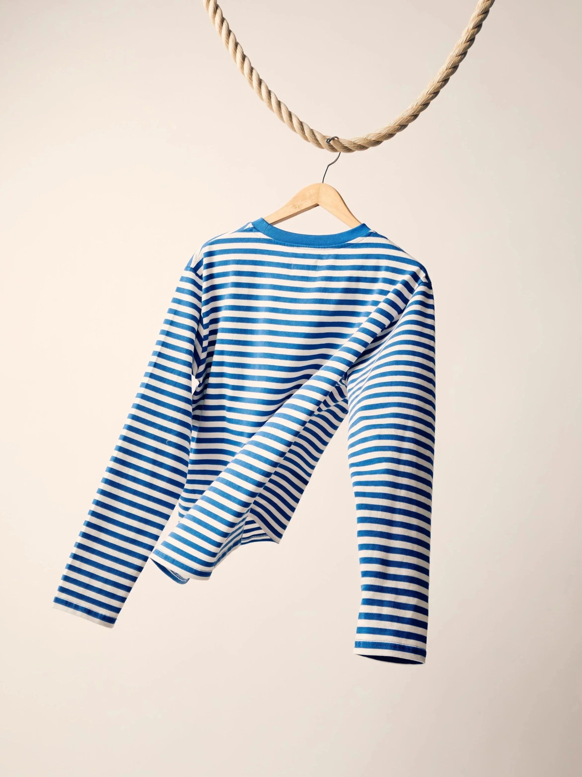 STRIPED LONG SLEEVE - BLUE